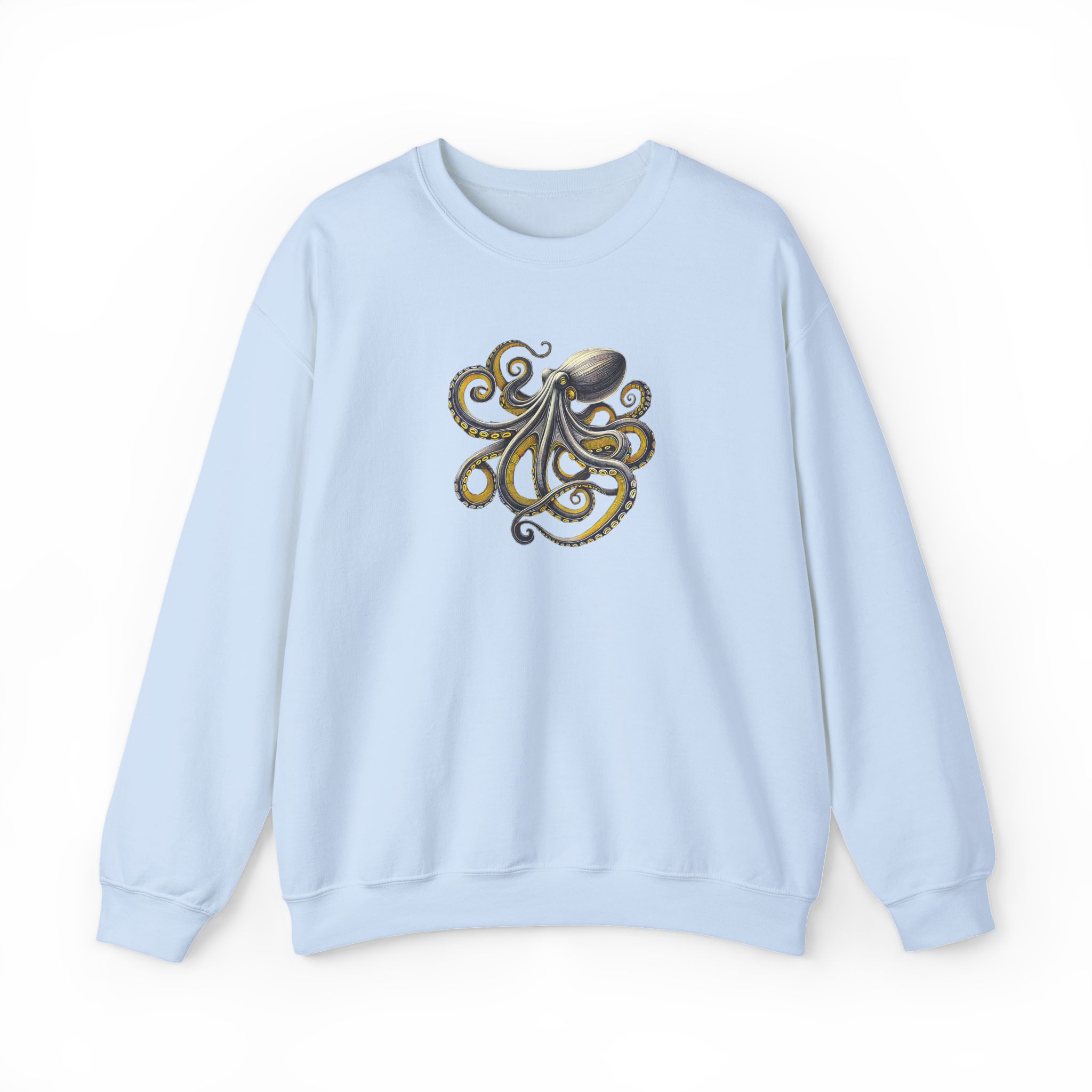 Octopus sweatshirt – Boho Octopus sweater – Japan Octopus Sweatshirt nature print - Image 20