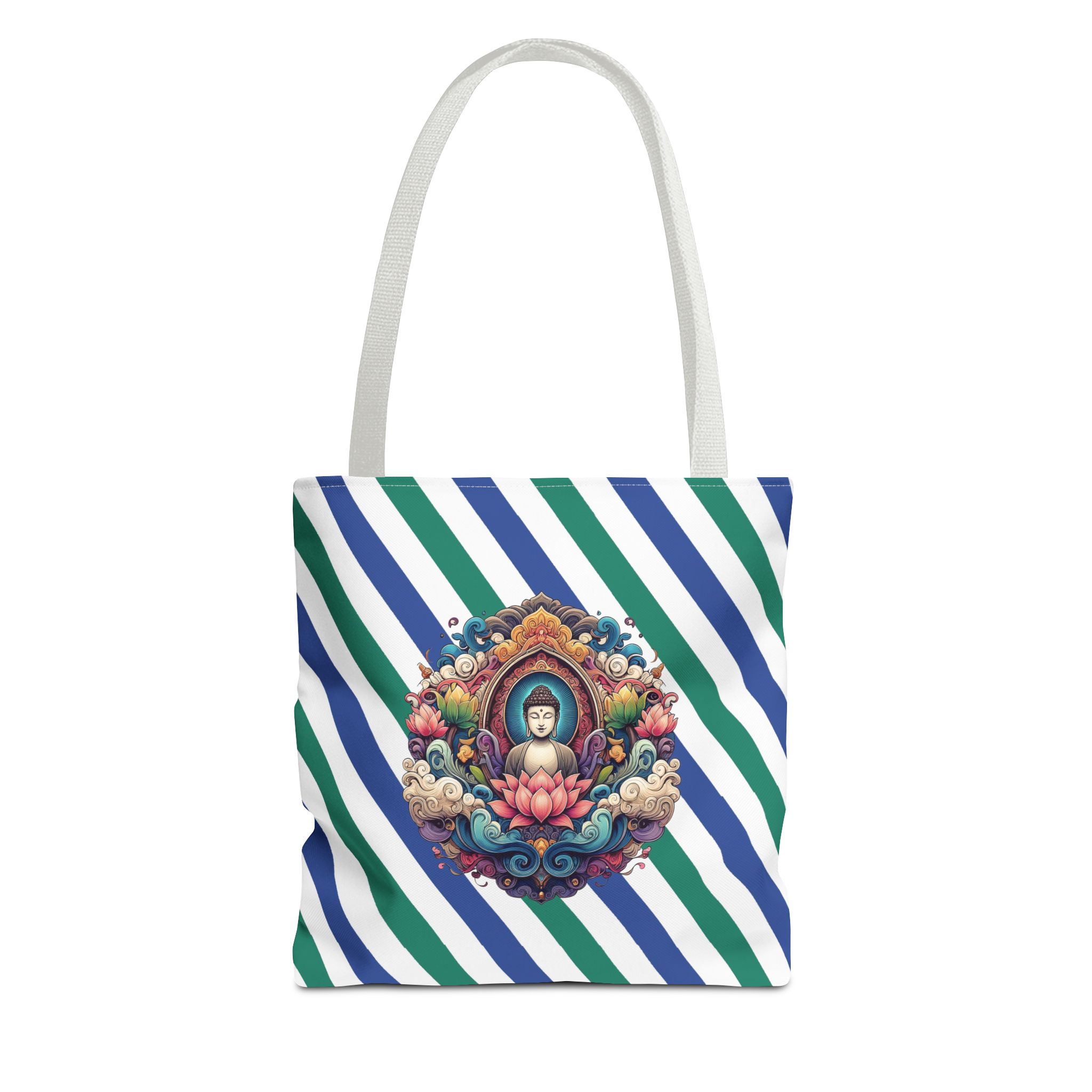 Yoga gift Canvas tote bag buddha shoulder bag meditation handbag vintage mindfulness handbag – Image 13