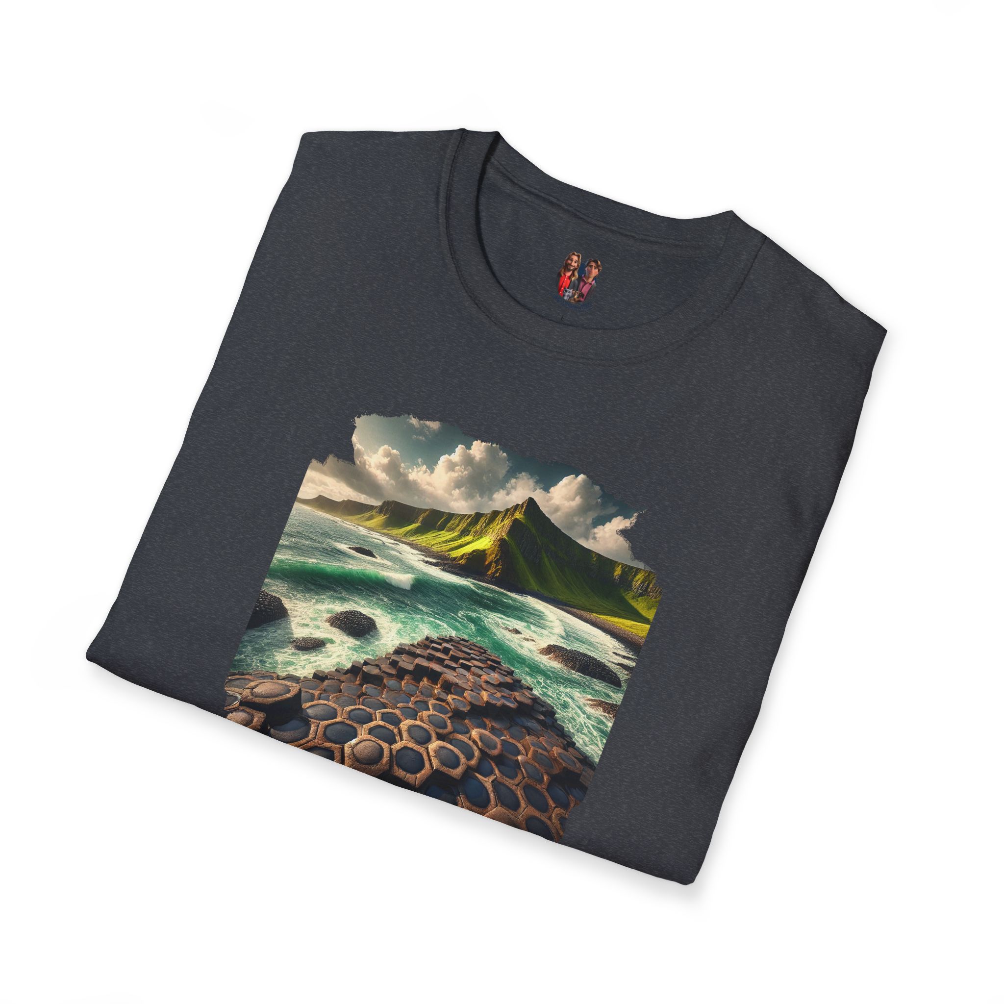 Landscape tshirt ireland graphic tee nature vintage clothing gift for dad giant causeway bushmills vintage tshirt cool comfort apparel - Image 27
