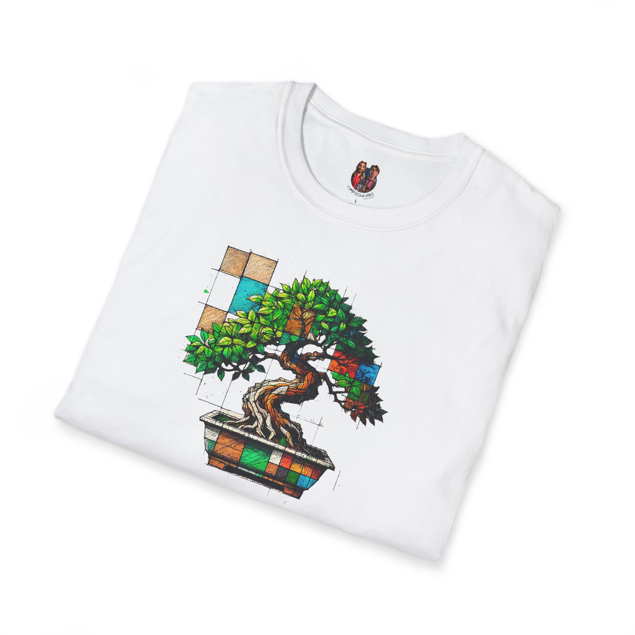 Bonsai Nature tshirt - Zen Tree Graphic - Stylish Botanical Nature Tee - Image 3