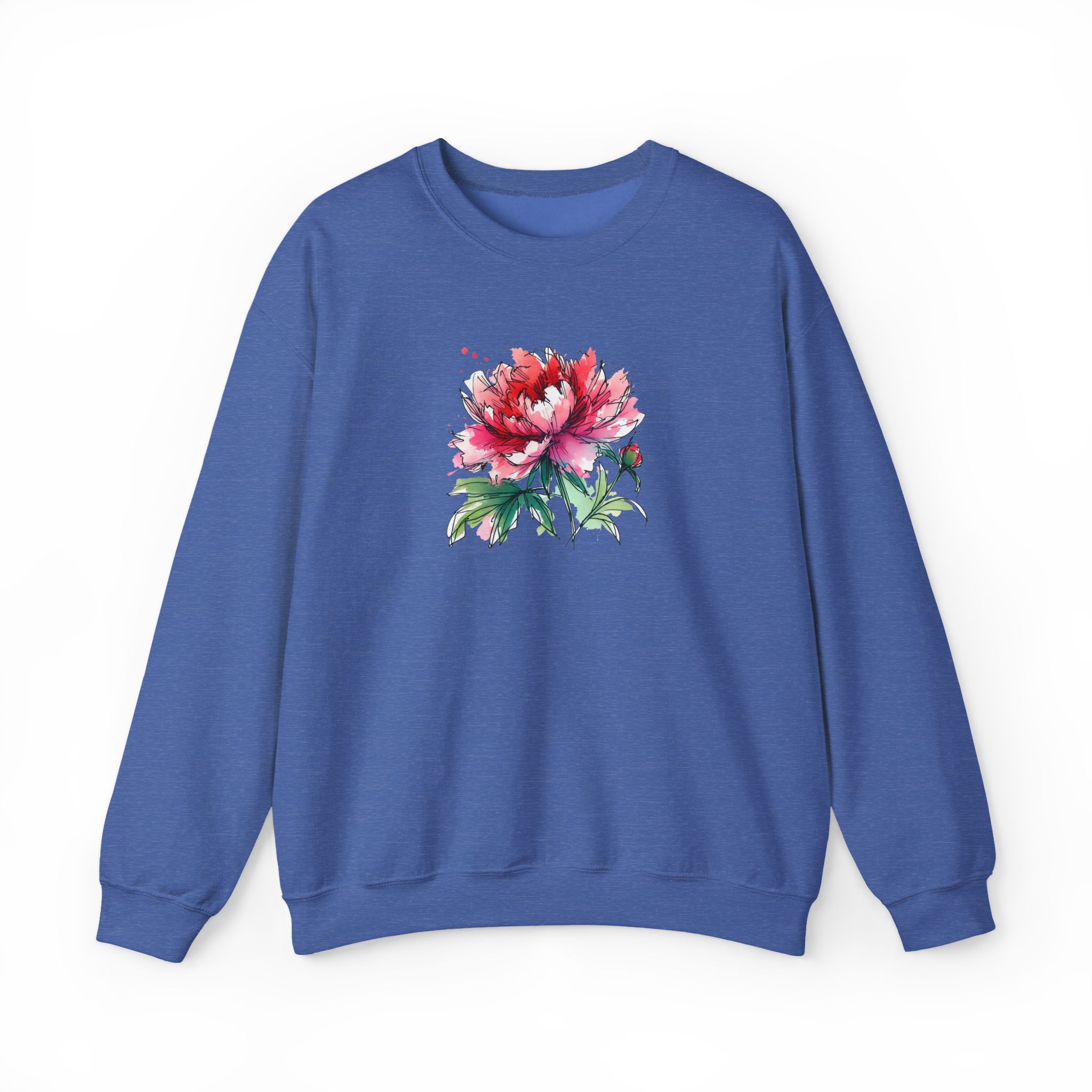 Flower sweatshirt – Tropical sweatshirt – Boho Flower sweater nature print