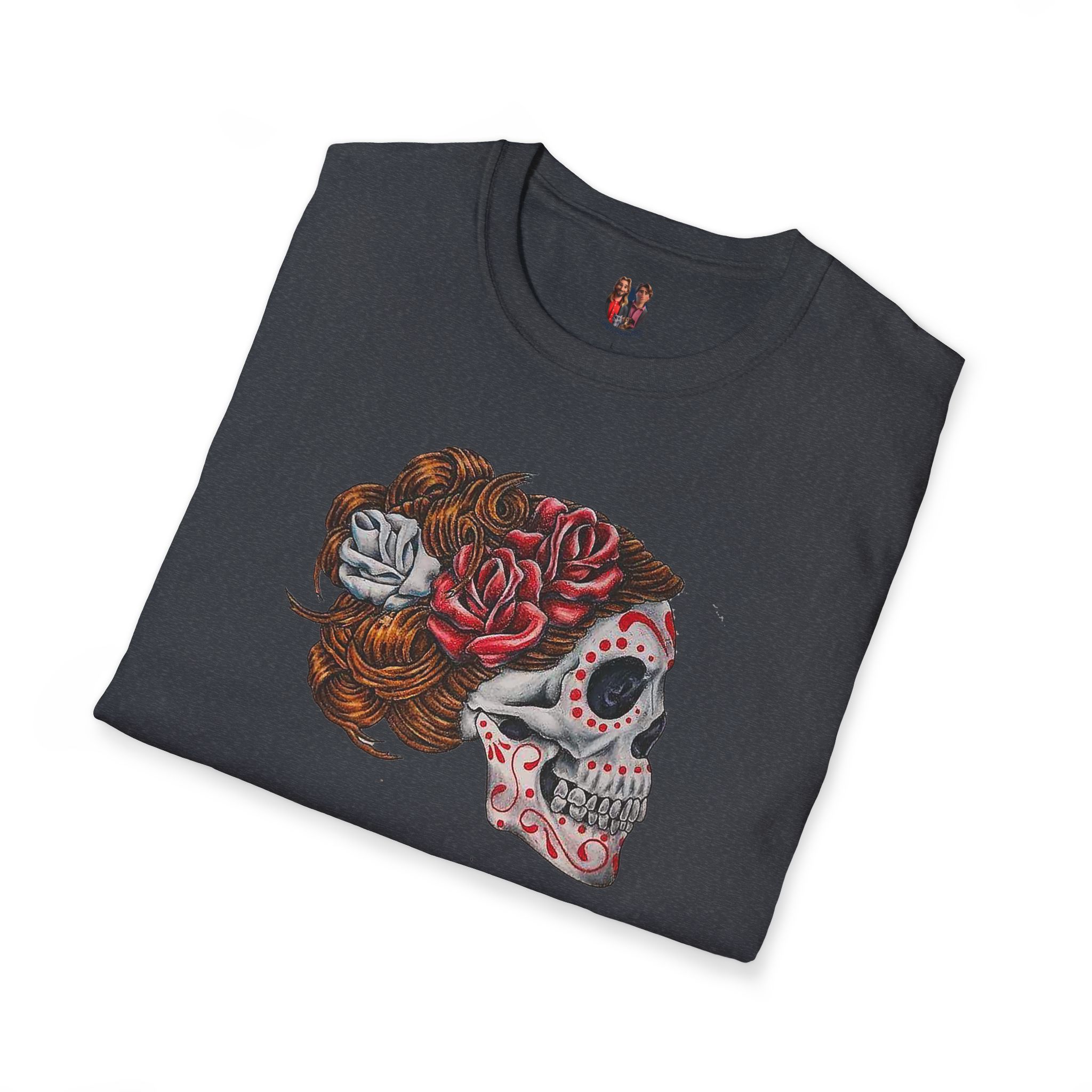 Surrealism Dia de los muertos tshirt unique Drawing by Celebrated Artist - Image 27