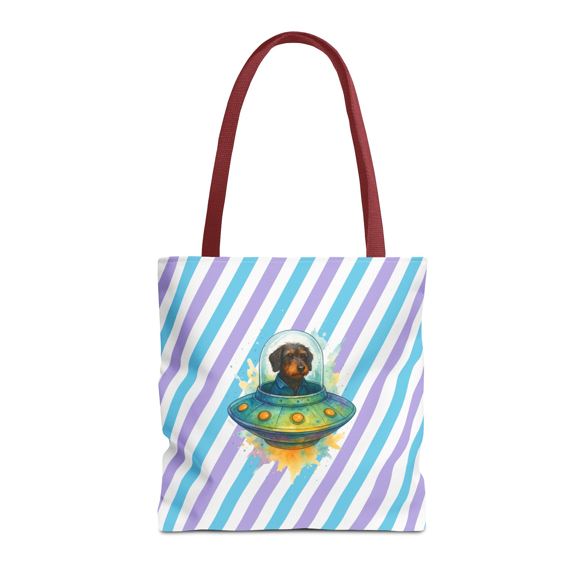 Dog Canvas Tote bag funny outerspace Bag astronaut pet lover cool gift clothing shoulder bag purse retro Handbag unique - Image 9