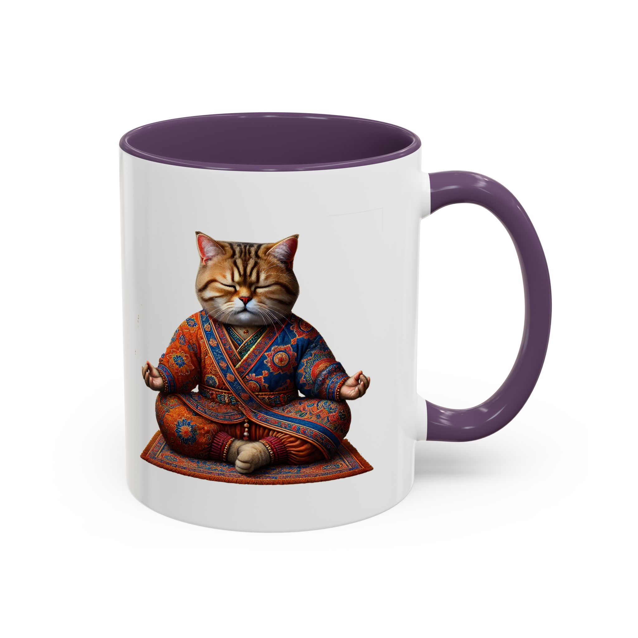 Office Mug cat lover yoga gift for mom Tea cup coffee Mug meditation accessory mindfulness pet design - Image 45