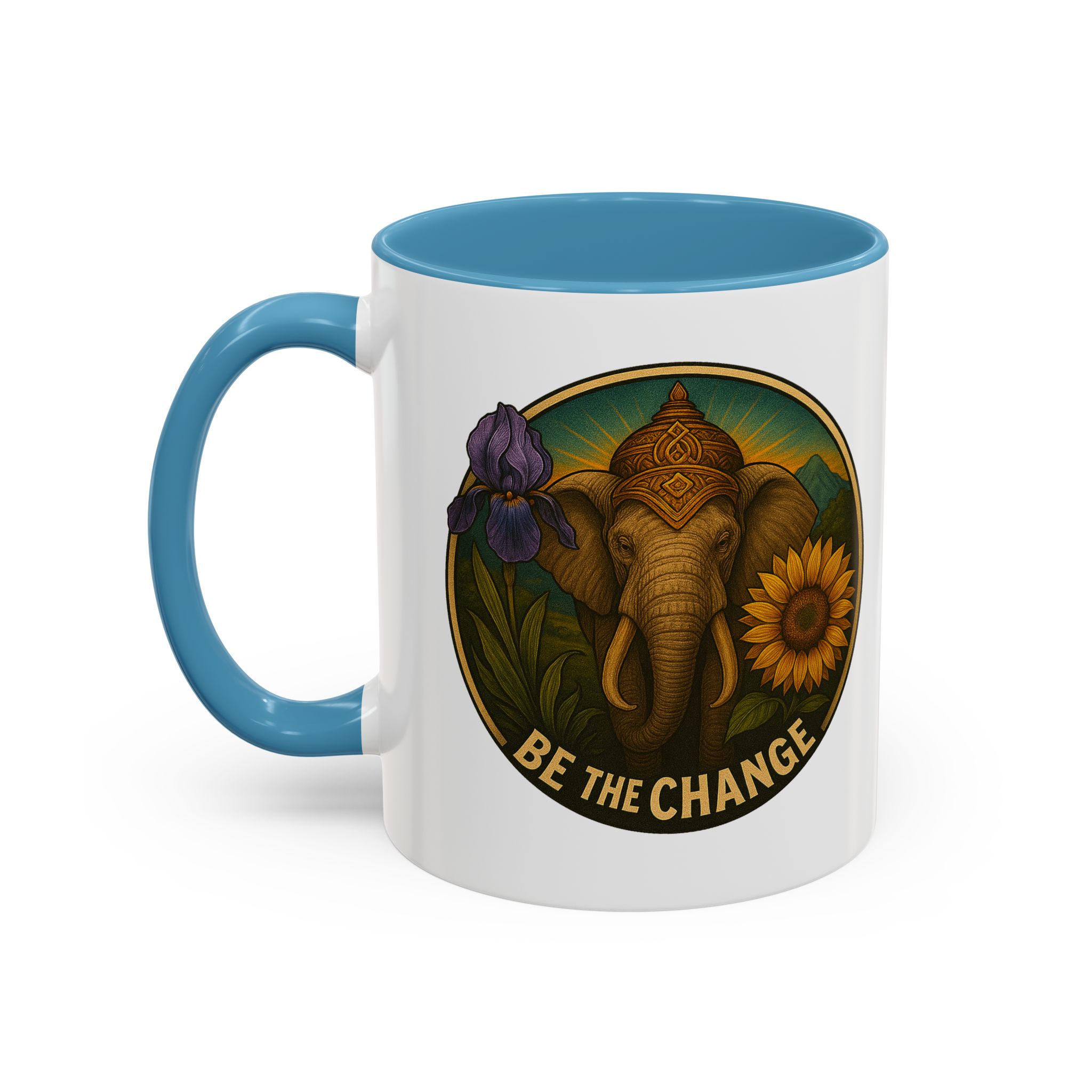 Surrealist coffee mug buddha Fantasy mug Limited Edition Hand Drawn Art by Real Artist - Imagen 34