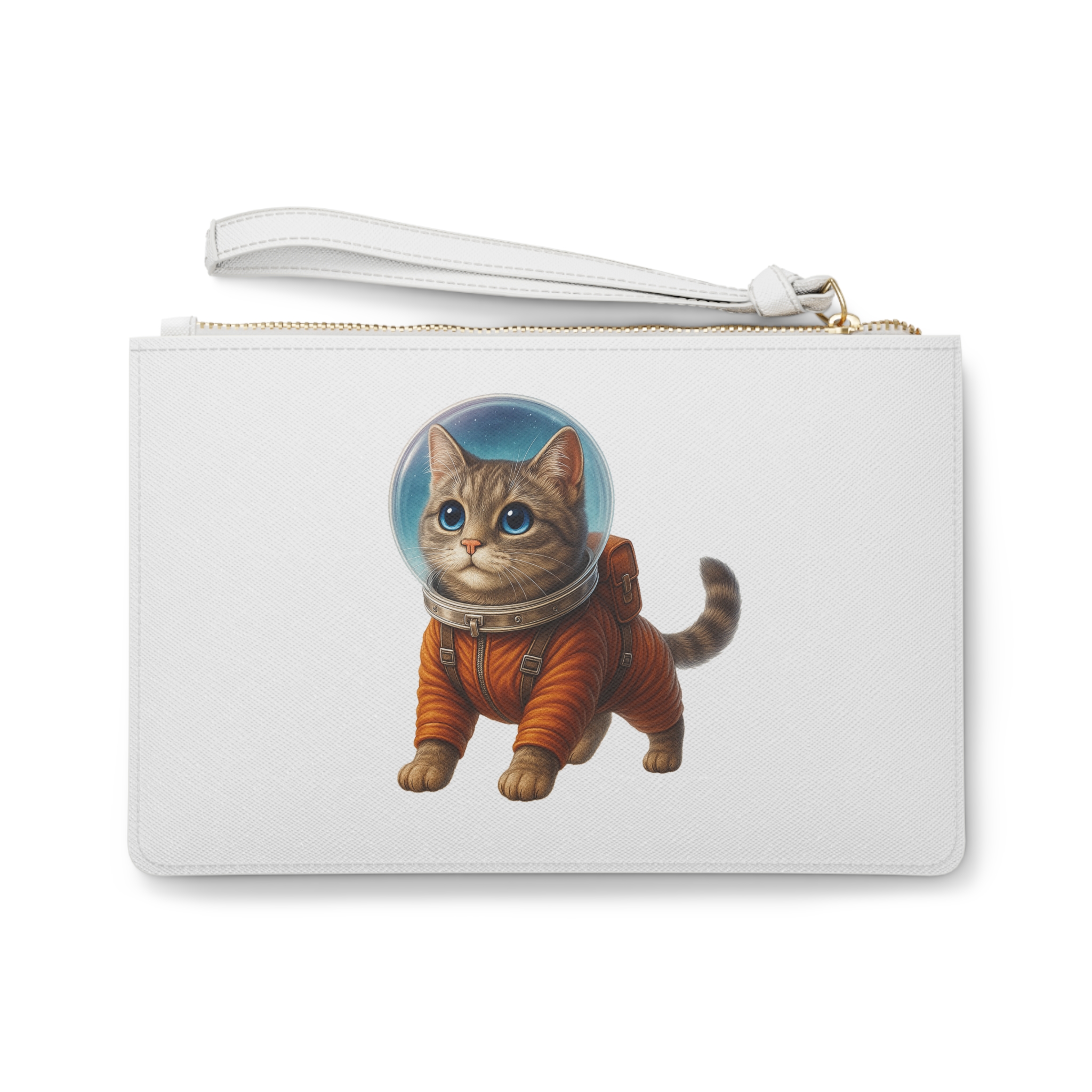 Cat Outerspace evening bag astronaut purse cat fantasy handbag space lover funny handbag - Imagen 2