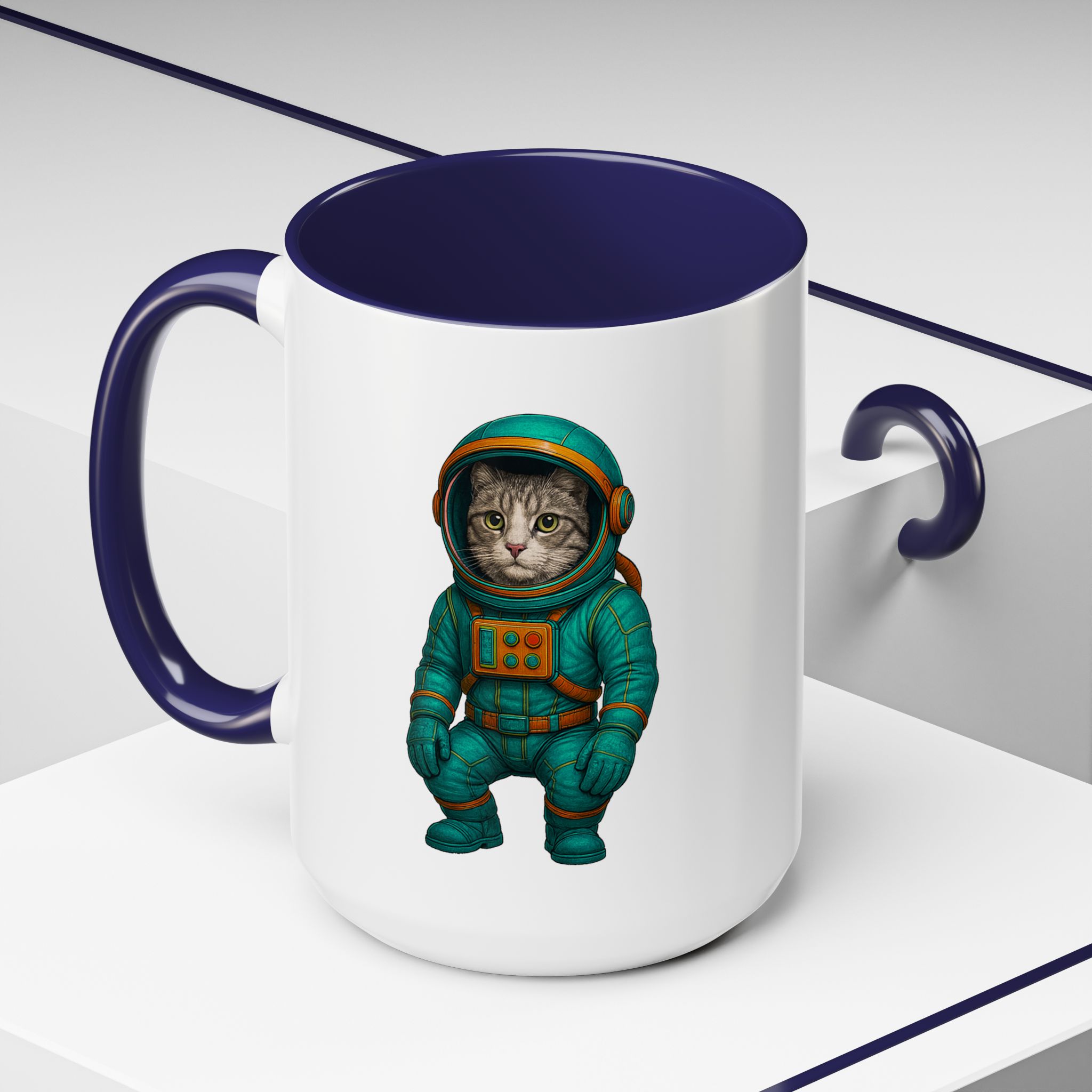 Coffee Mug funny Cat lover boho Mug Cat astronaut tea cup pet unique accessory kitten gift for her - Imagen 28