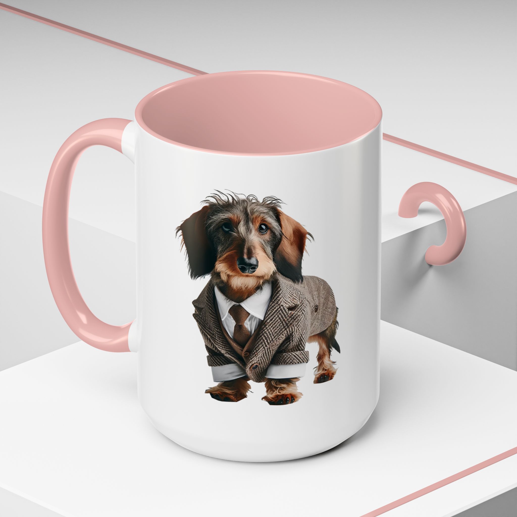 Office mug Dachshund coffee Cup Dog love gift for her unique mug boho tea cup puppy design pet accessory - Image 28