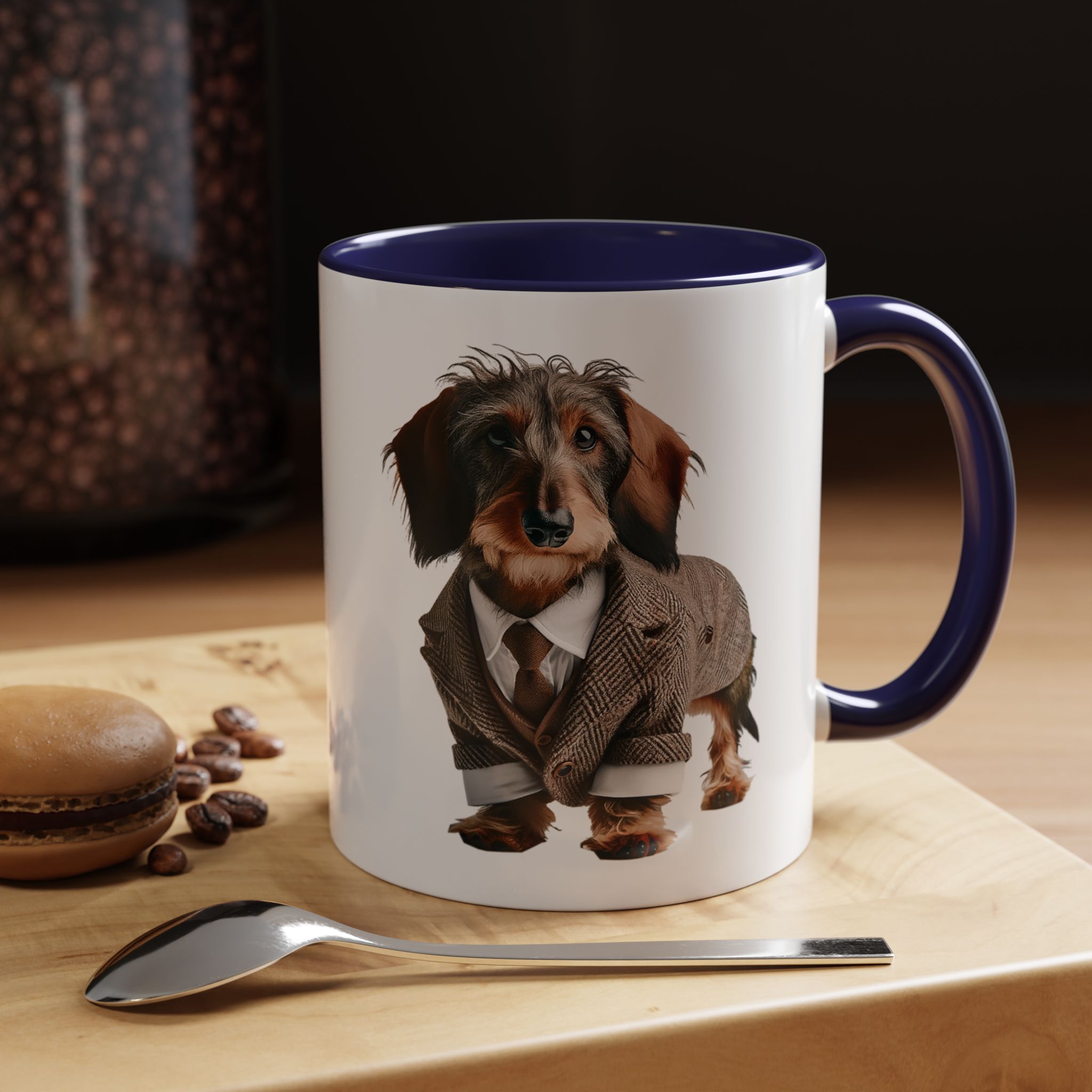 Office mug Dachshund coffee Cup Dog love gift for her unique mug boho tea cup puppy design pet accessory - Image 7