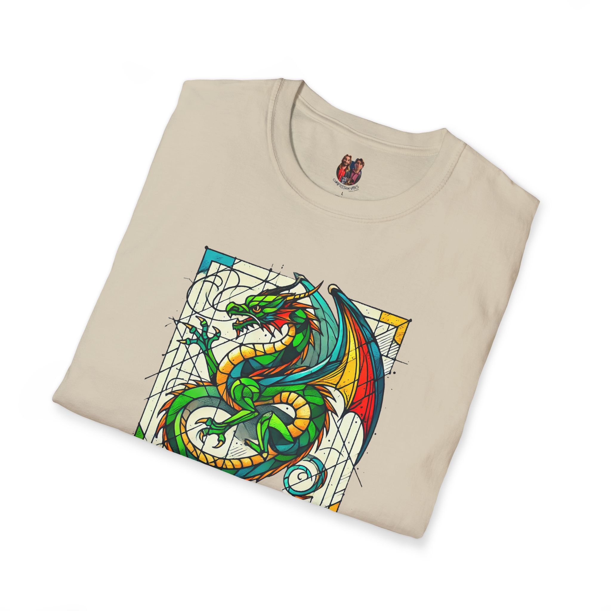 Dragon Fantasy tshirt - Mythical Dragon Graphic - Artistic Creature Tee - Image 7