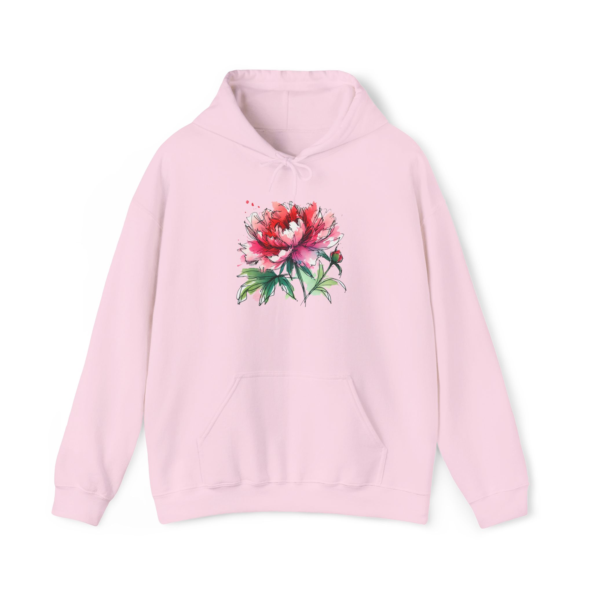 Flower Hoodie – Tropical Hoodie – Flower Print Sweatshirt - Image 30