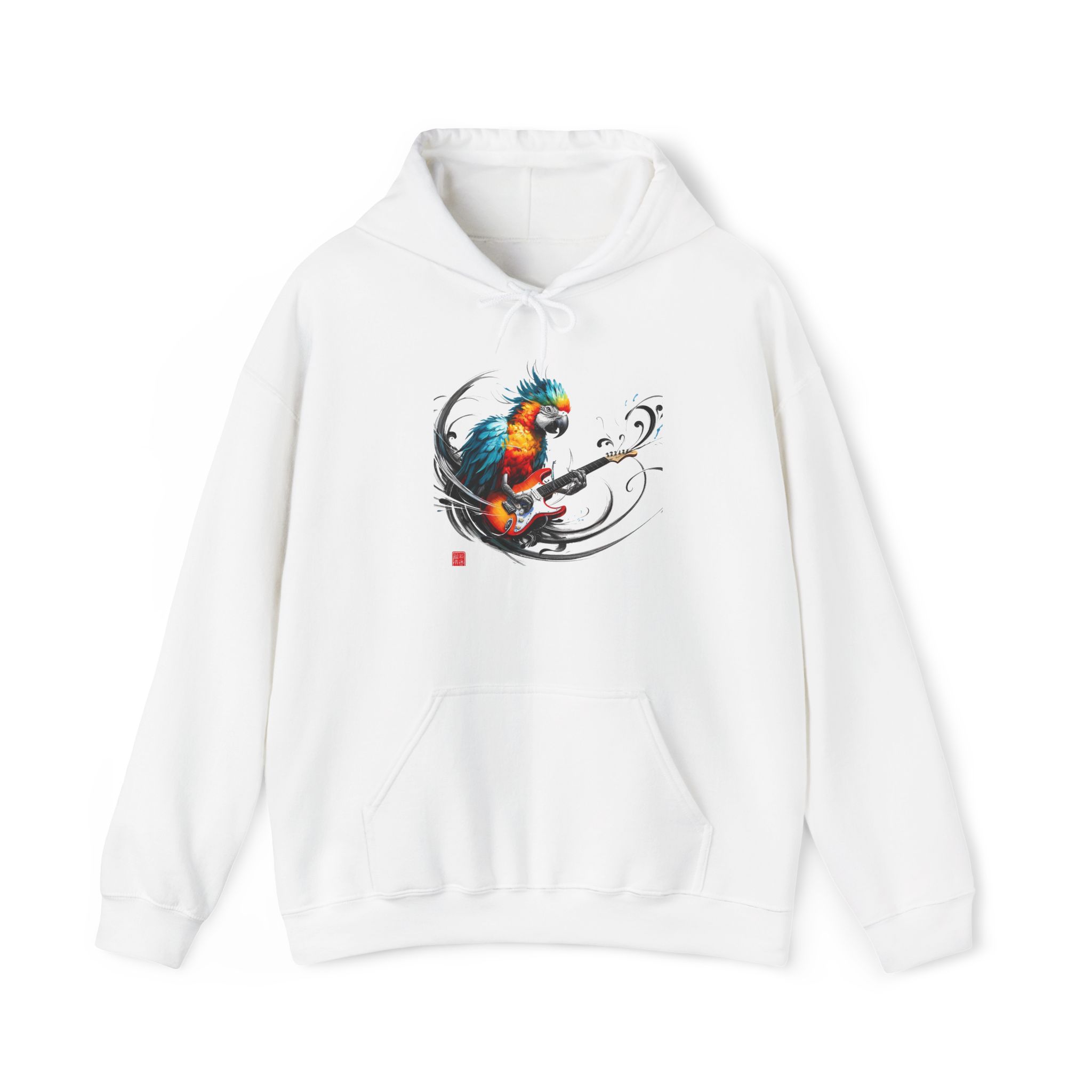 Parrot Hoodie – Vintage Bird Hoodie – Cute Parrot Sweatshirt bird print - Image 4