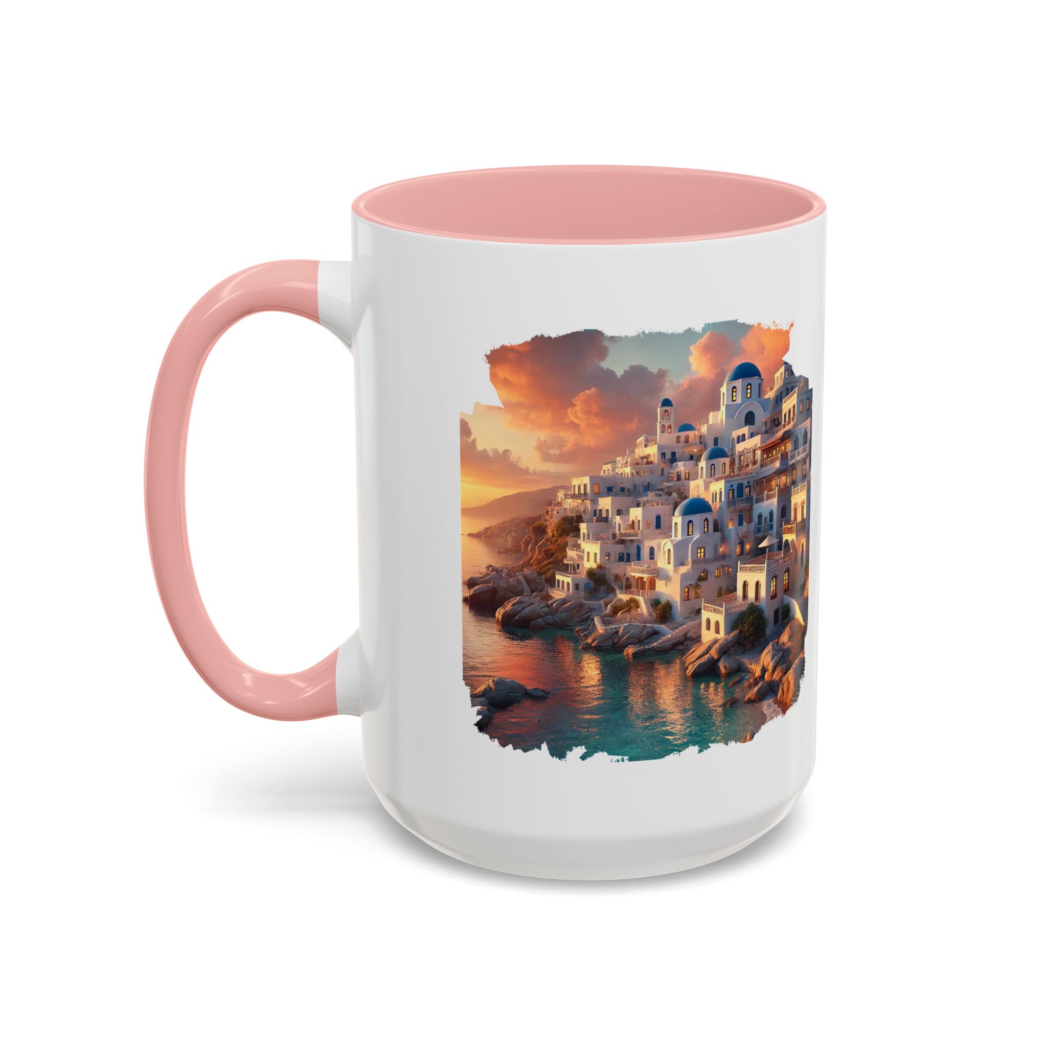 Office mug landscape Santorini caldera office mug nature print greece boho gift coffee cup tea accessory unique - Image 30