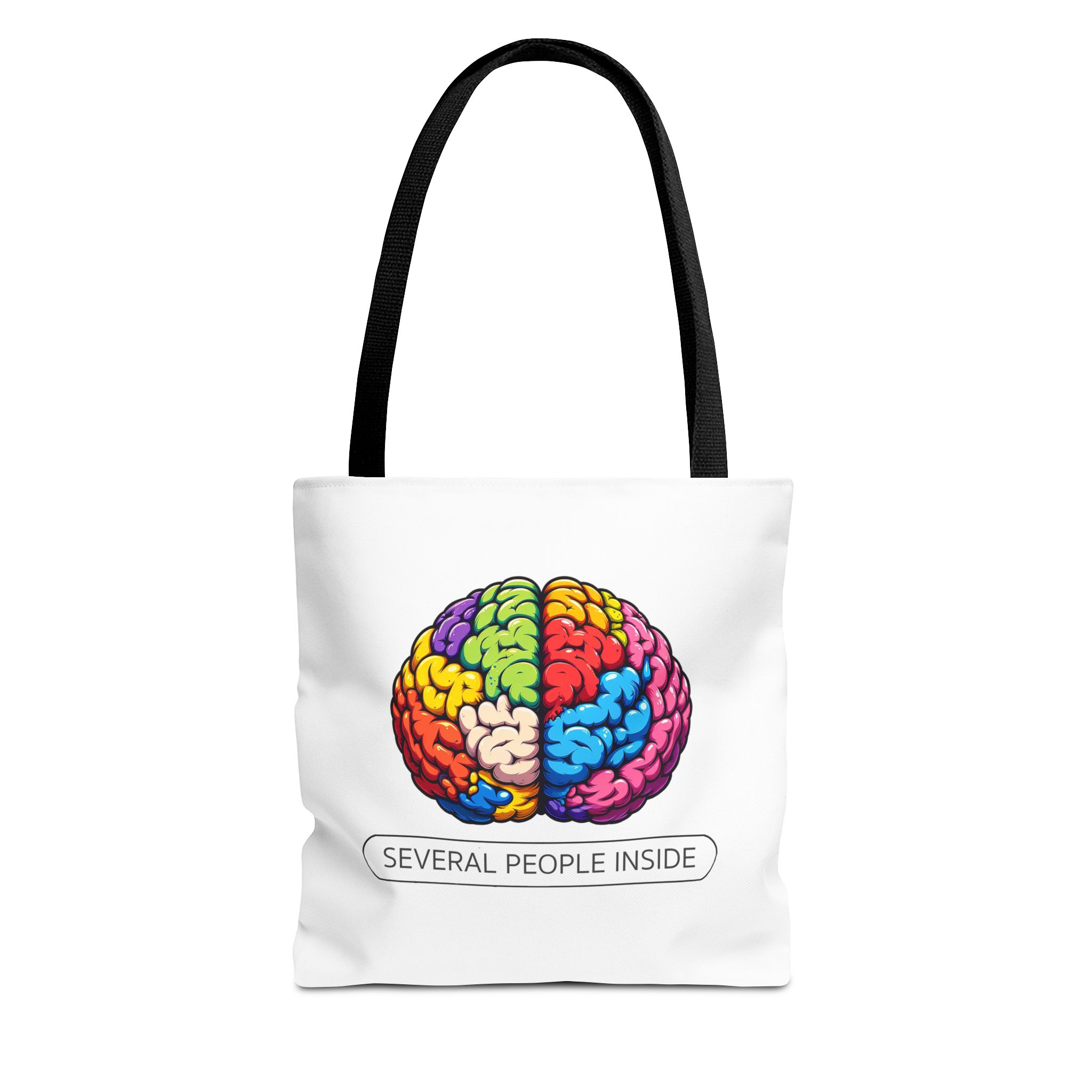 Satiric tote bag Brain canvas tote bag funny shoulder bag fun gift sarcastic cute tote bag boho purse cool handbag