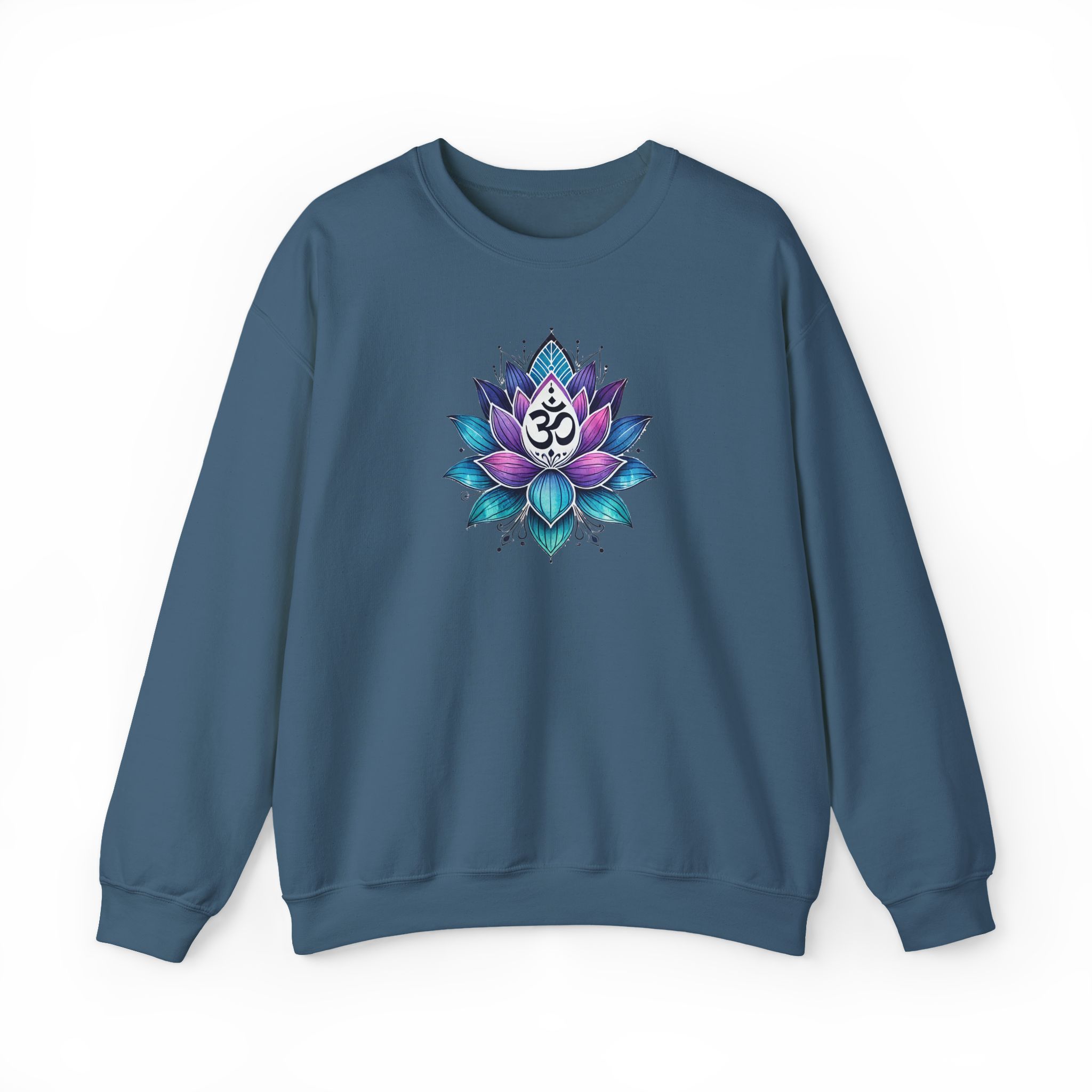 Boho sweattshirt mindfulness graphic sweater lotus flower yoga clothing gift meditation shirt cute apparel comfy outfit unique visual - Image 24