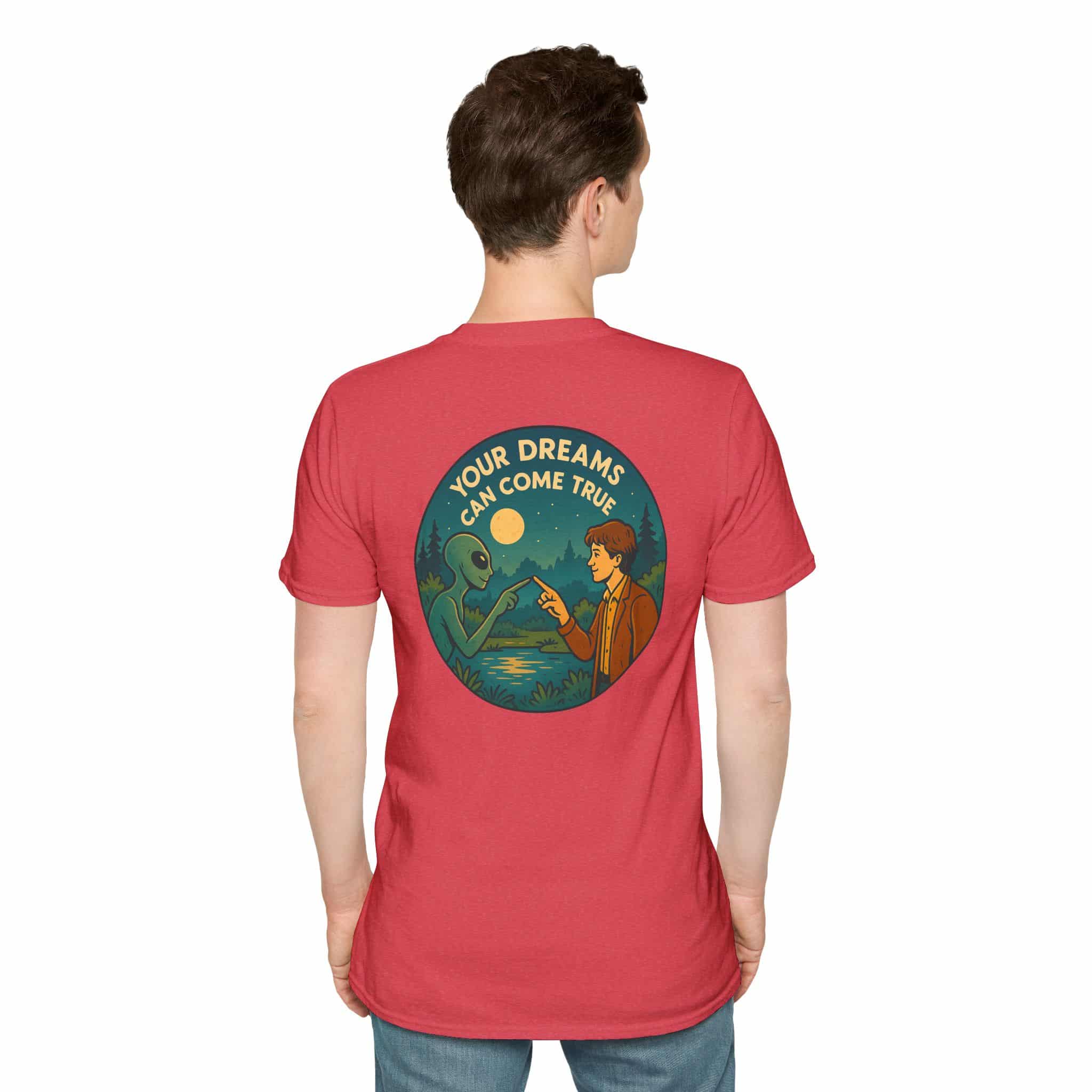 Vintage Alien Tshirt Motivational funny tee alien design graphic clothing for self confidence boost - Image 30