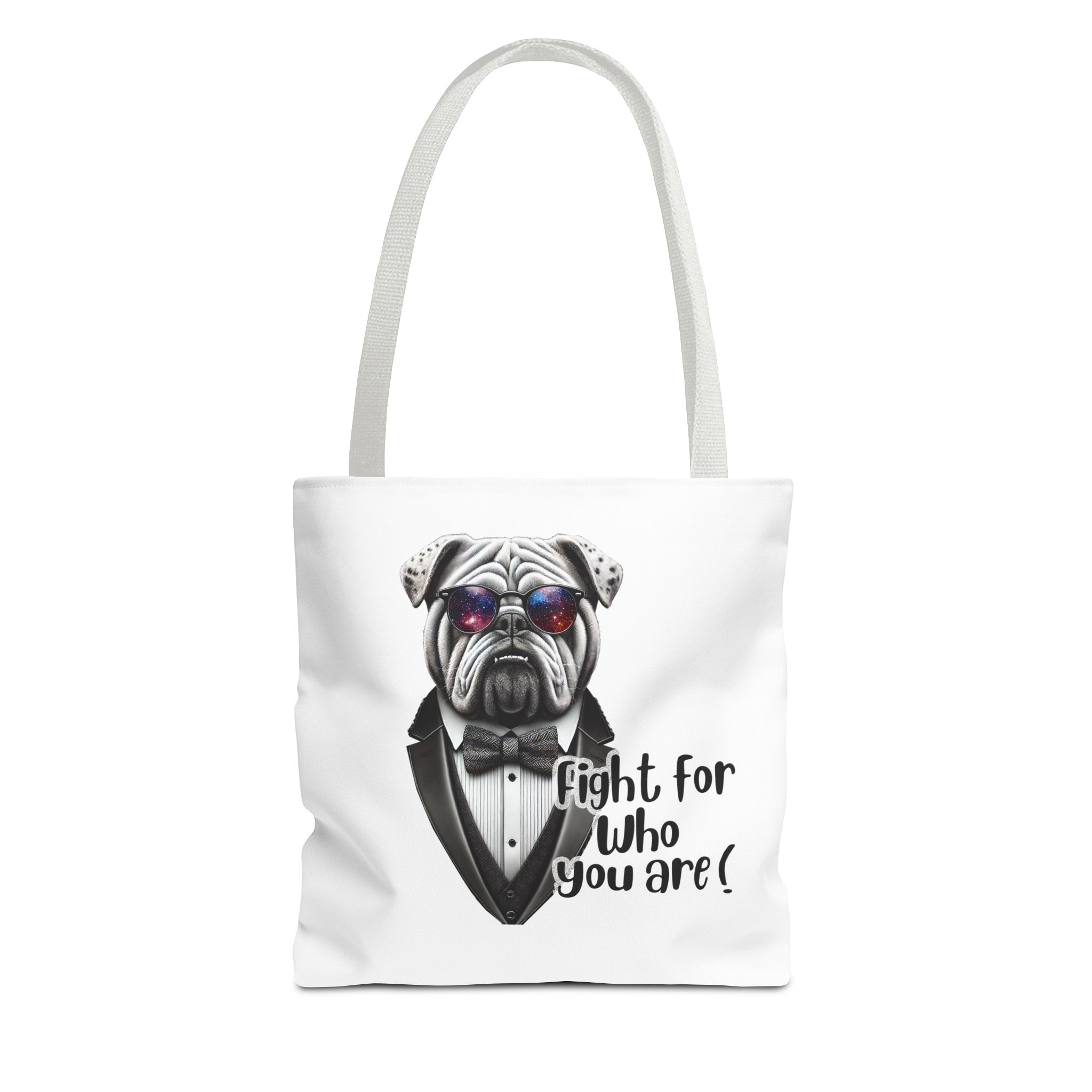 Canvas tote bag Vintage bag Motivational cute tote bag Bull dog design funny tote bag for self confidence shoulder bag – Image 13