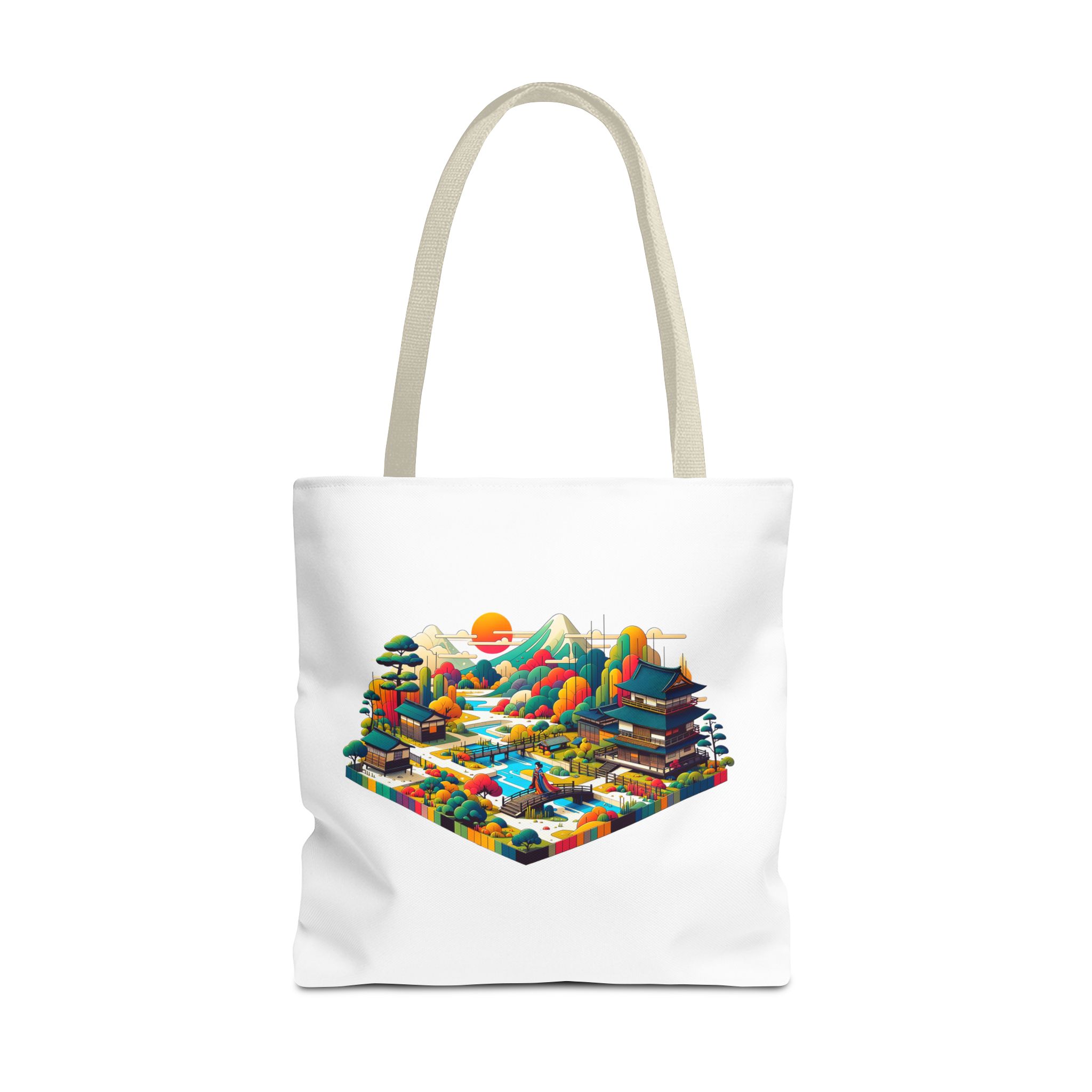 Japanese Tote bag – asian purse – Retro Japan handbag boho print - Image 23