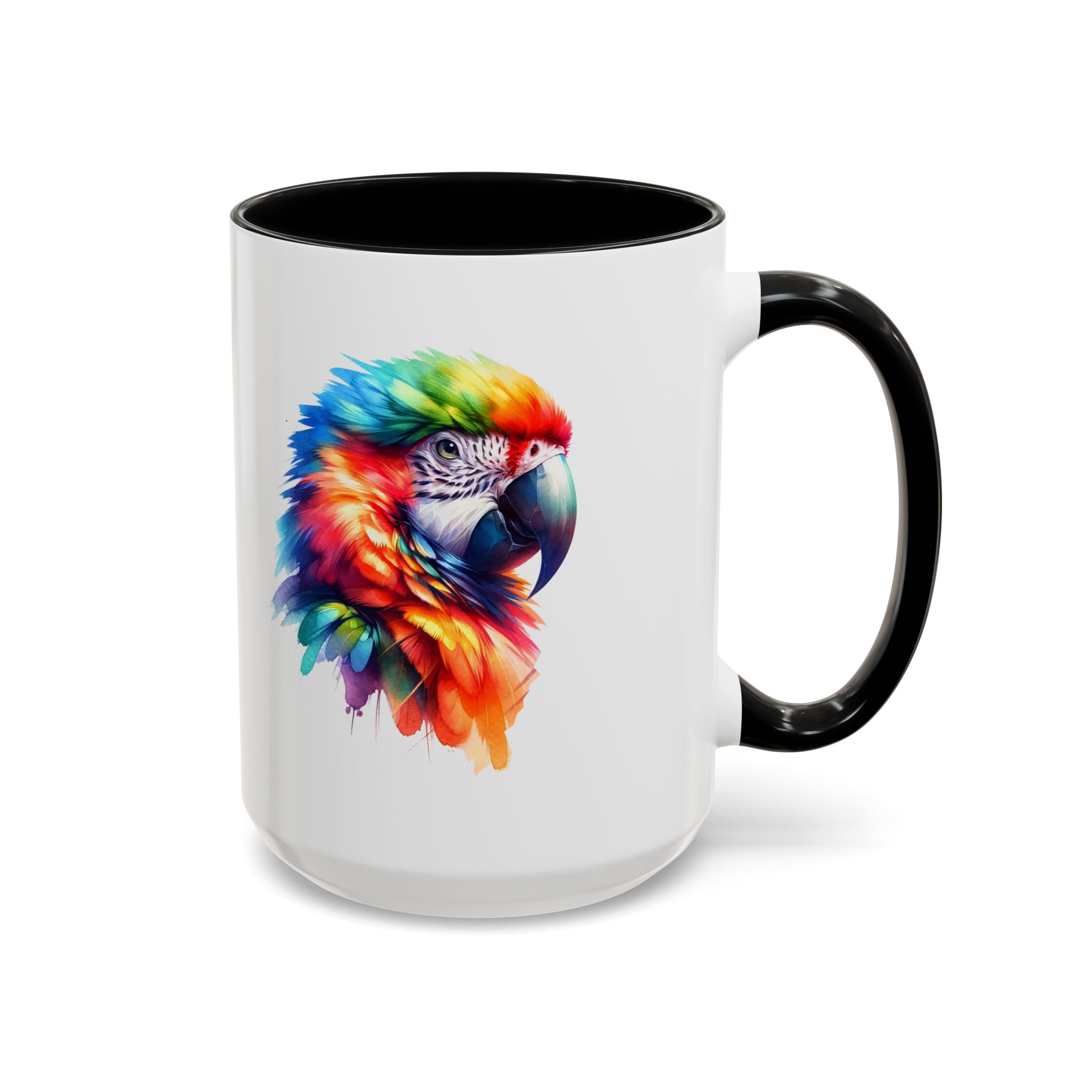 Parrot Mug vivid colors bird lover Cup parrot print cool print nature lover accessory stylish print - Imagen 17