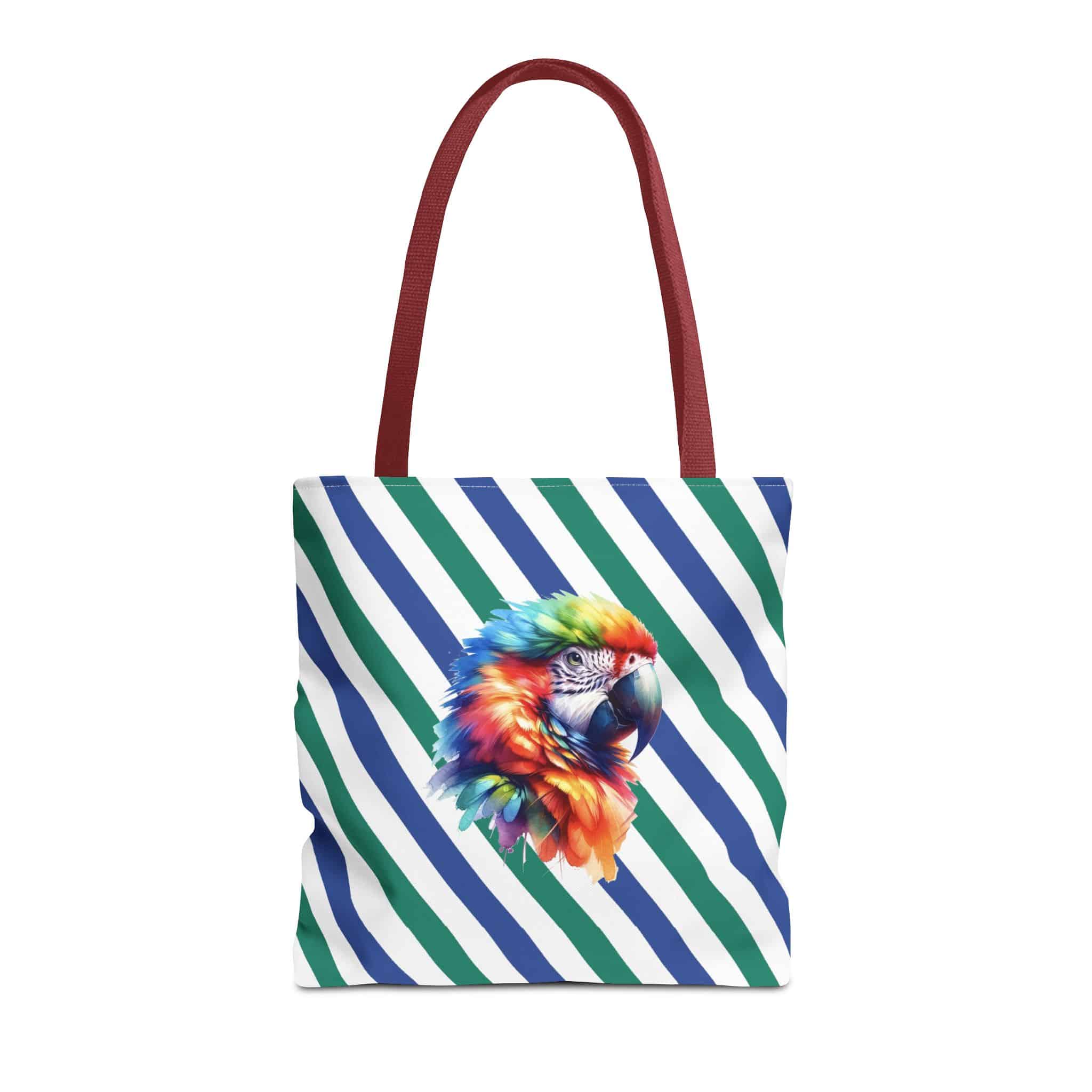 Parrot Tote bag – Vintage Bird tote bag – Cute Parrot purse bird print - Image 9