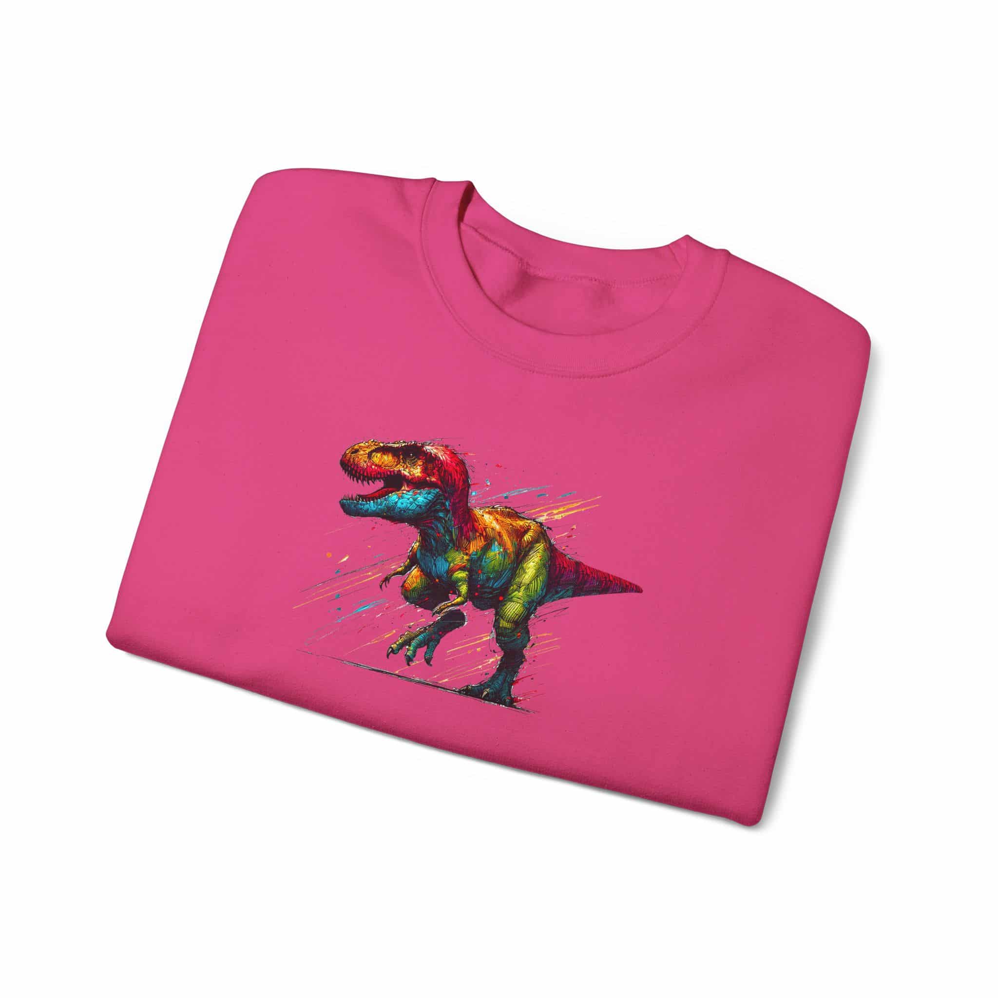 Jurassic sweatshirt – Dino sweatshirt – Triceratops sweater dinosaur print - Image 29