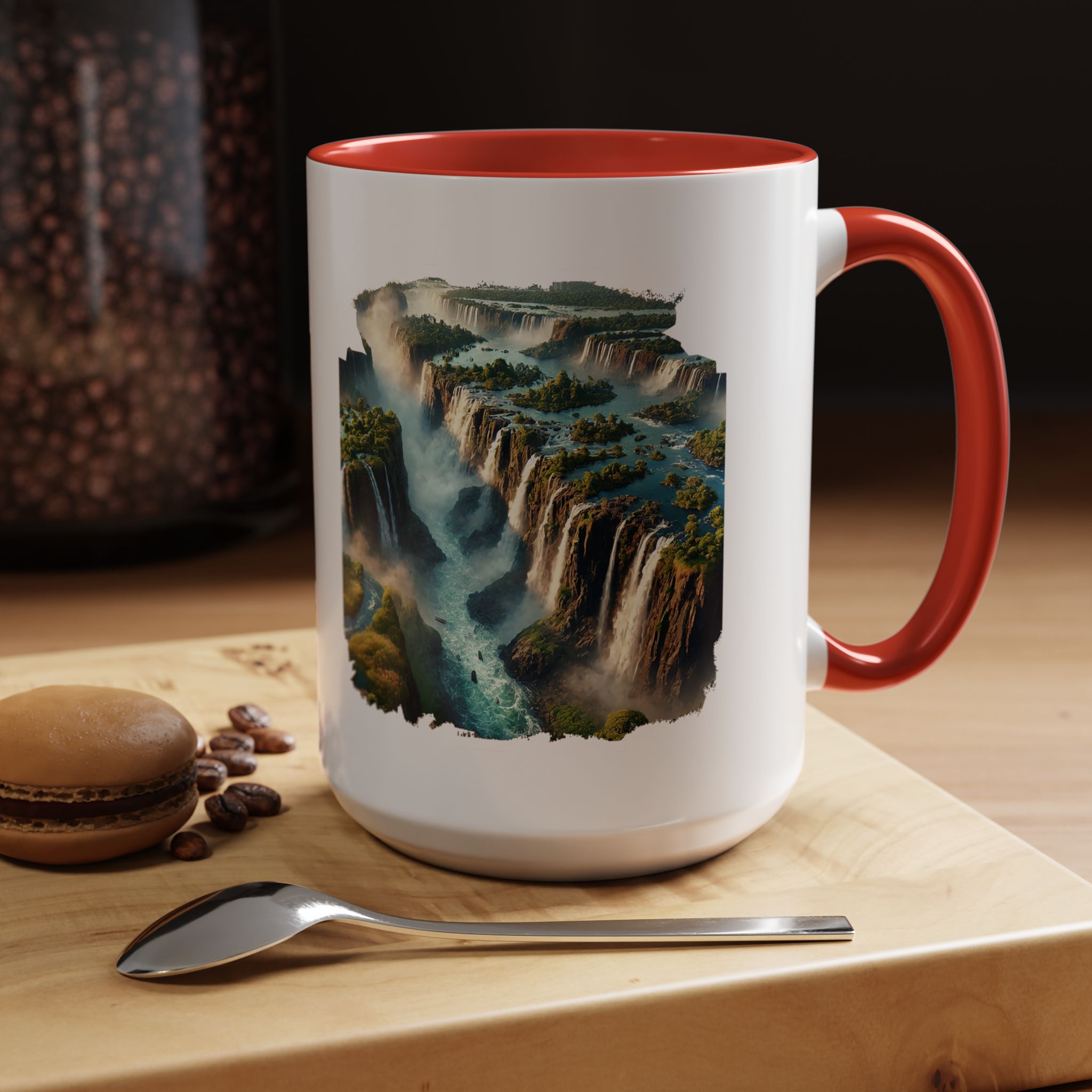 Tea mug Landscape Brazil office mug nature Iguazu & igacu print boho gift coffee accessory unique cup vintage - Image 31