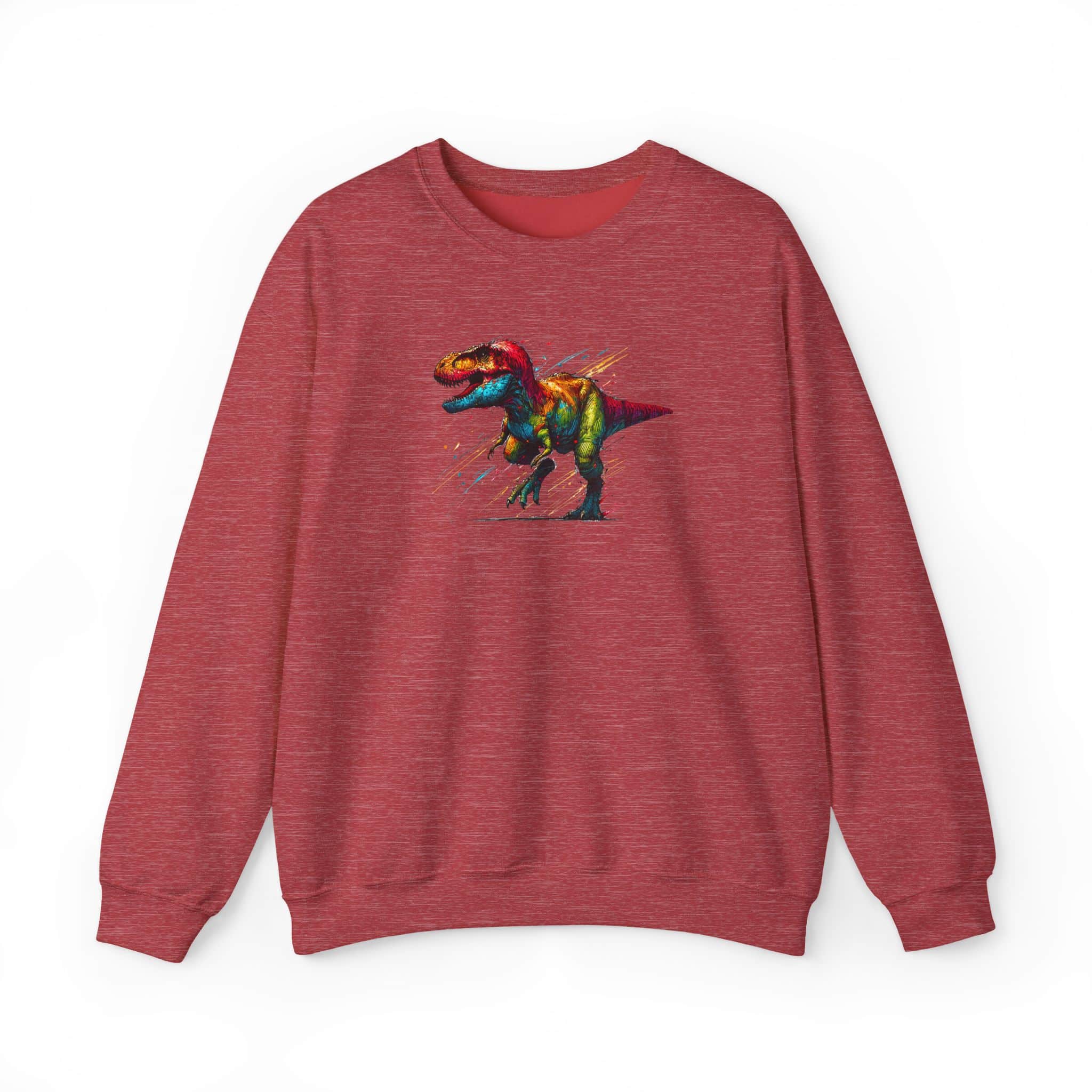 Jurassic sweatshirt – Dino sweatshirt – Triceratops sweater dinosaur print - Image 32