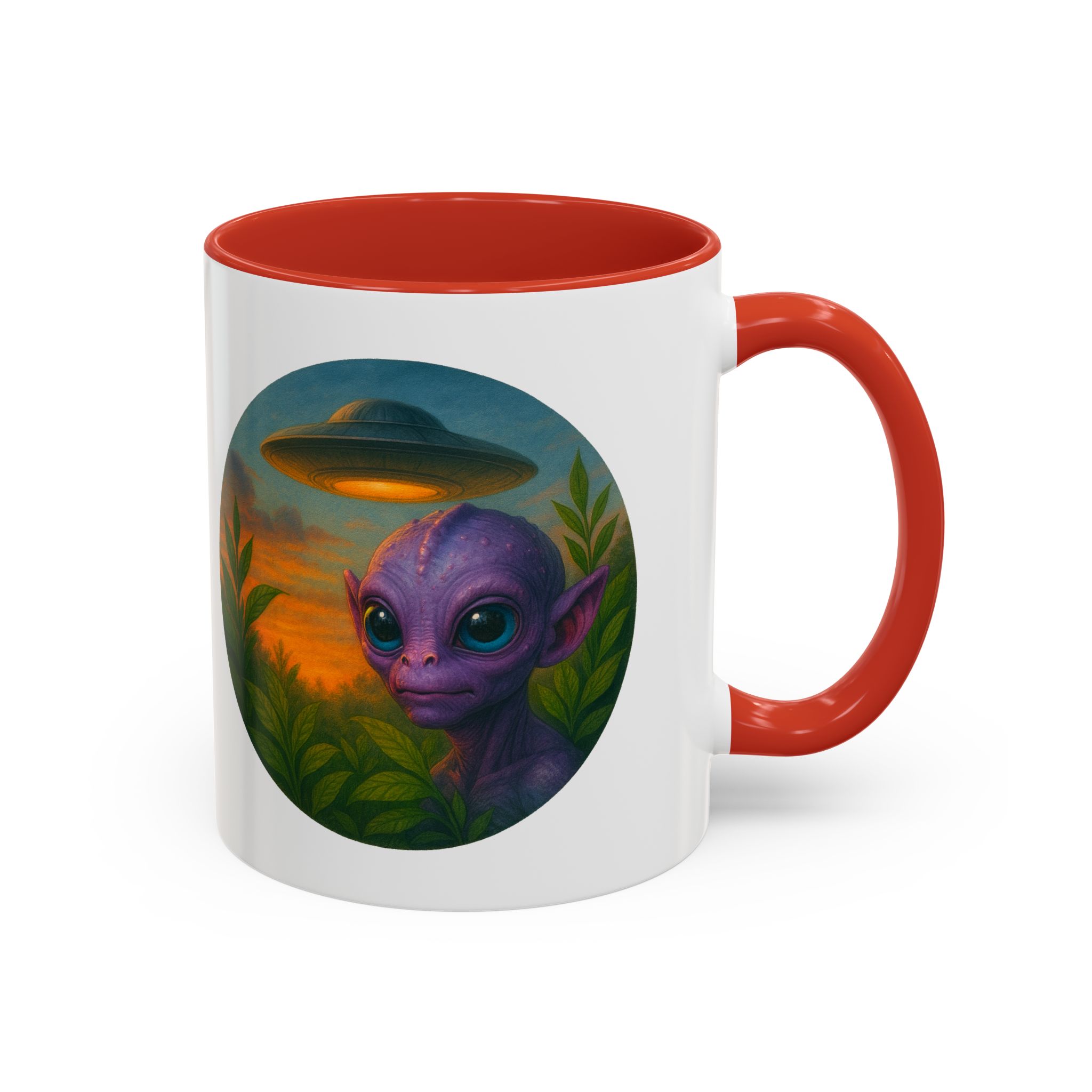 Alien mug and cup extraterrestrial whale fantasy funny vintage graphic oversized womens design - Image 17