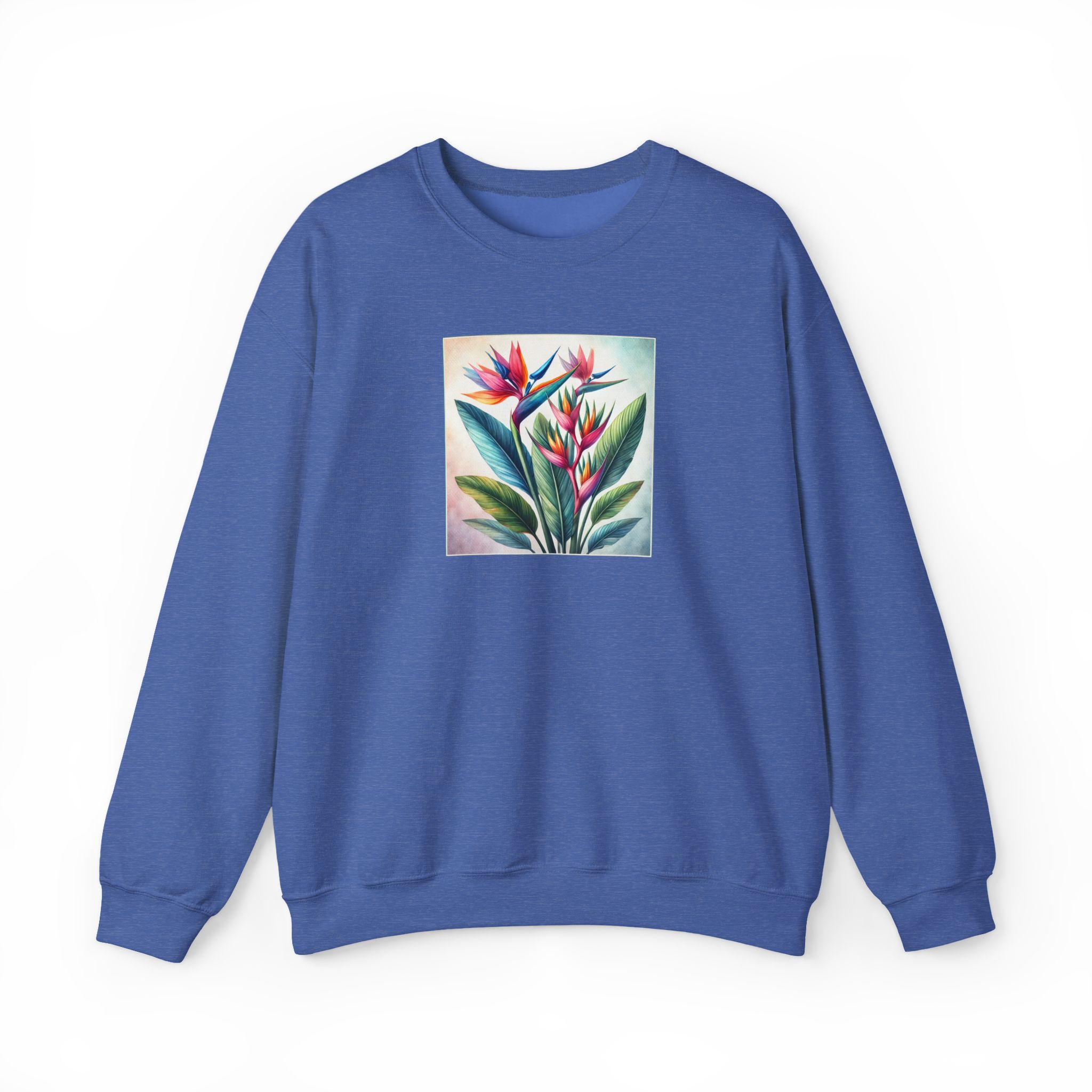 Flower sweatshirt – Tropical sweatshirt – Boho Flower sweater nature print - Image 22
