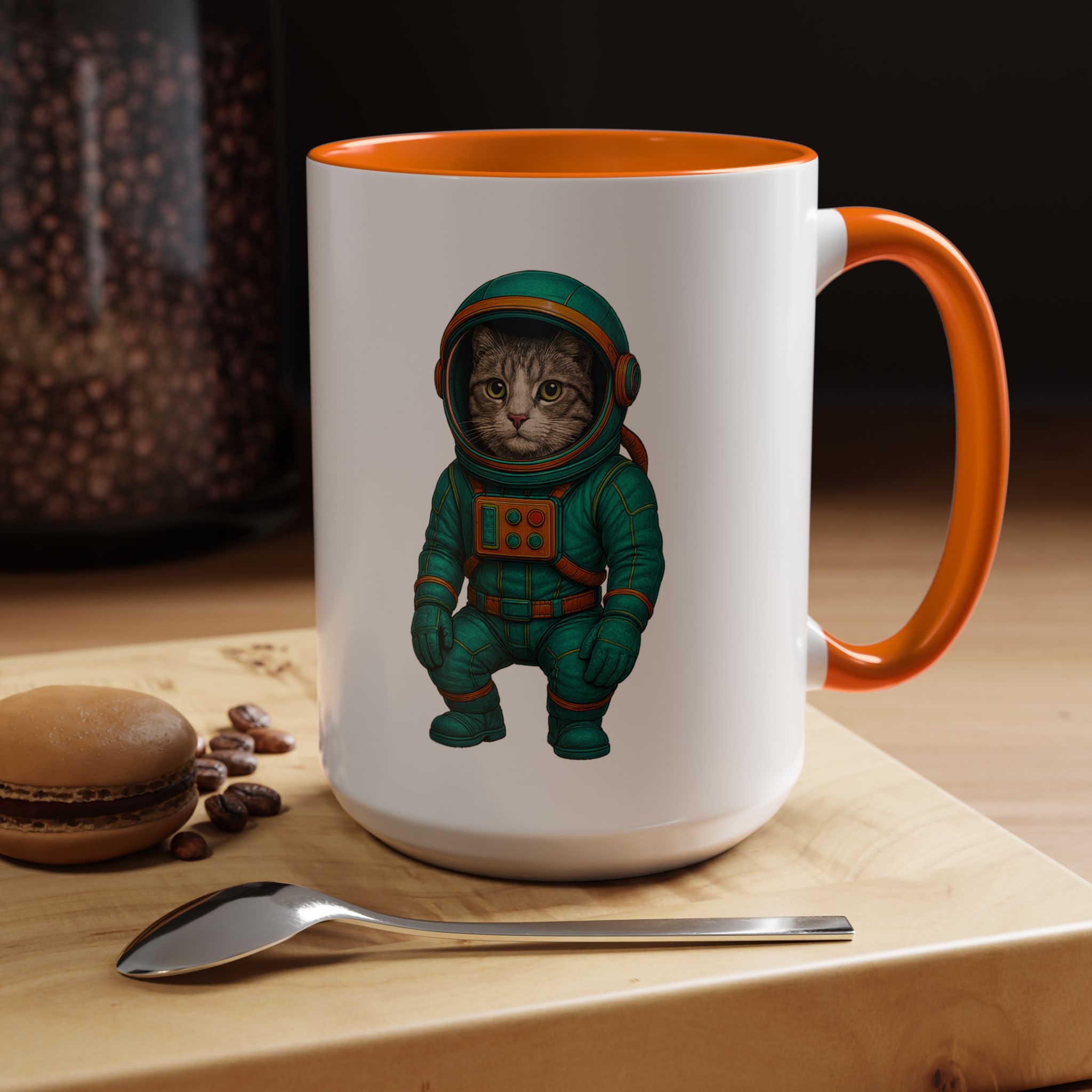 Coffee Mug funny Cat lover boho Mug Cat astronaut tea cup pet unique accessory kitten gift for her - Imagen 55