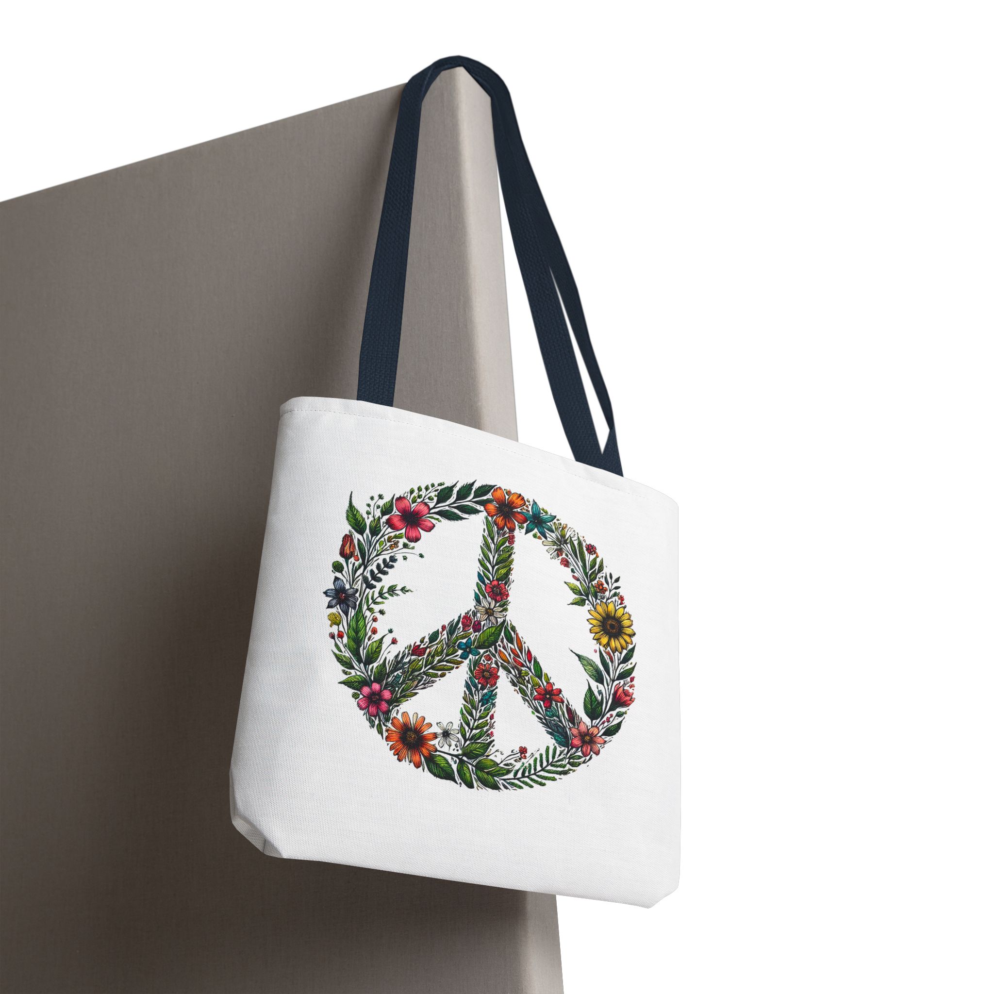 Peace and Love tote bag positive vibes and dreamy vintage look - Image 26