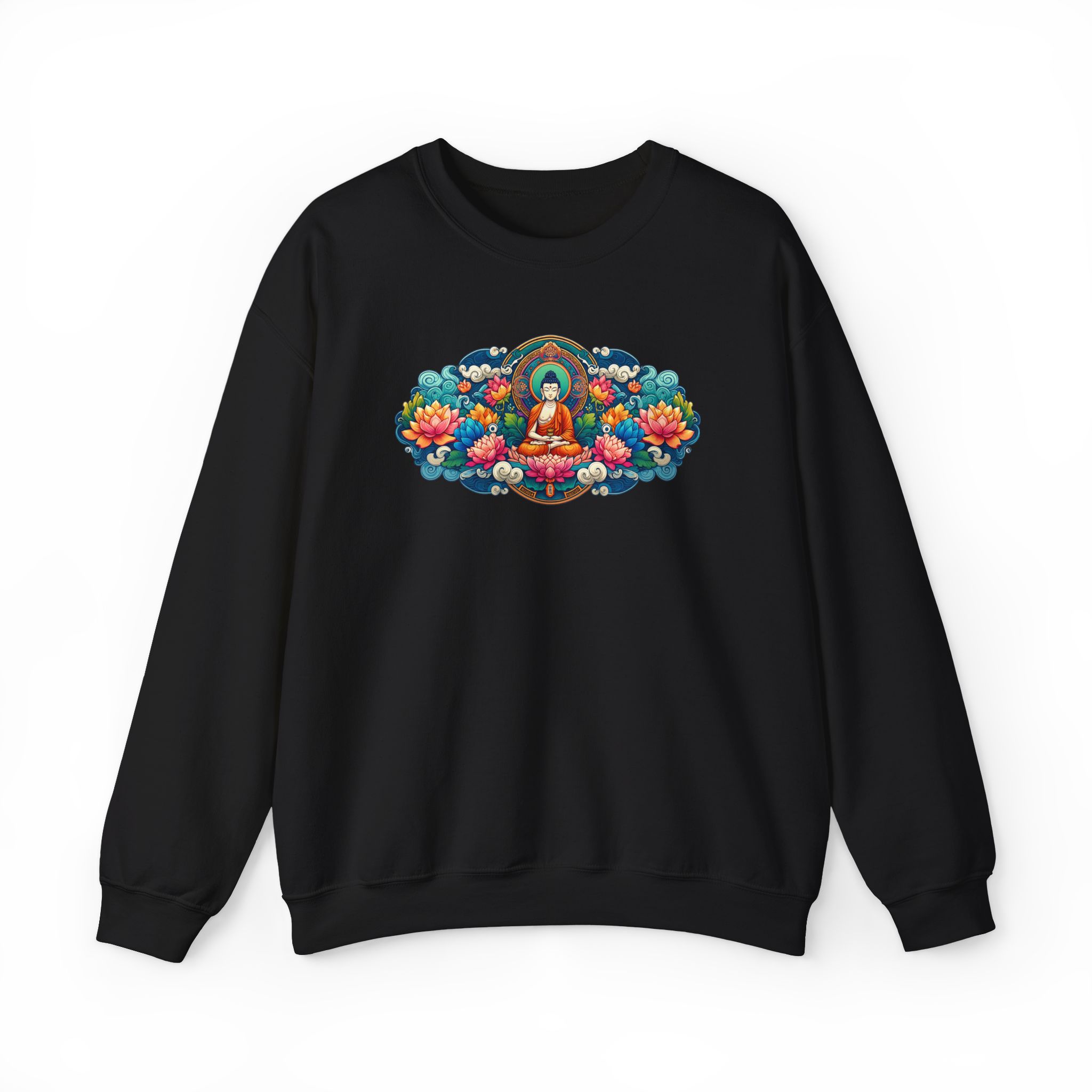 Yoga Vibes sweatshirt – Zen sweater – Meditation Sweatshirt Buddha print - Image 10