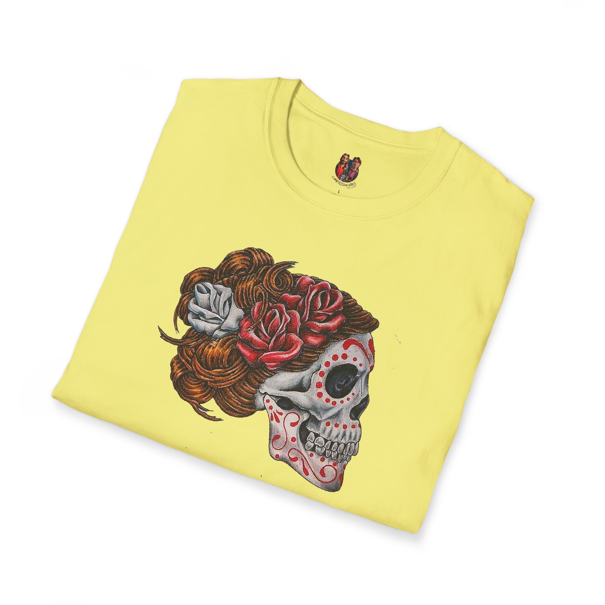 Surrealism Dia de los muertos tshirt unique Drawing by Celebrated Artist - Image 13
