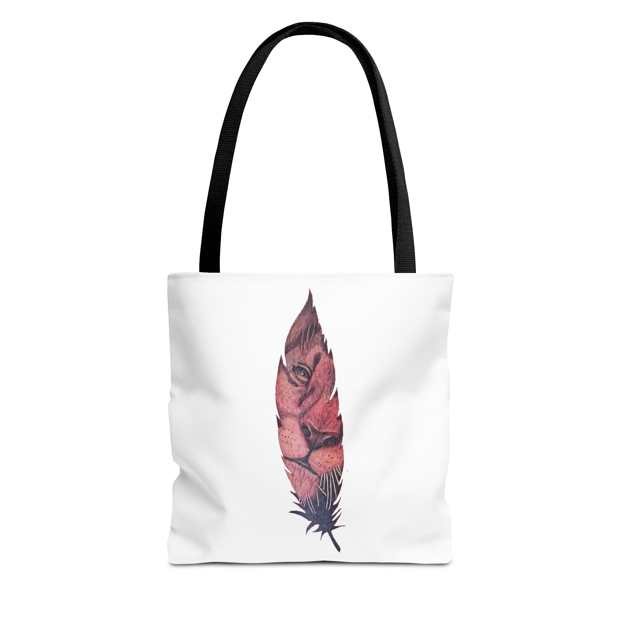 Toile fourre-tout Surréaliste Plume fourre-tout mignon Art pour les audacieux Exclusif Dreamlike Dessin sur Premium sac à bandoulière Lion