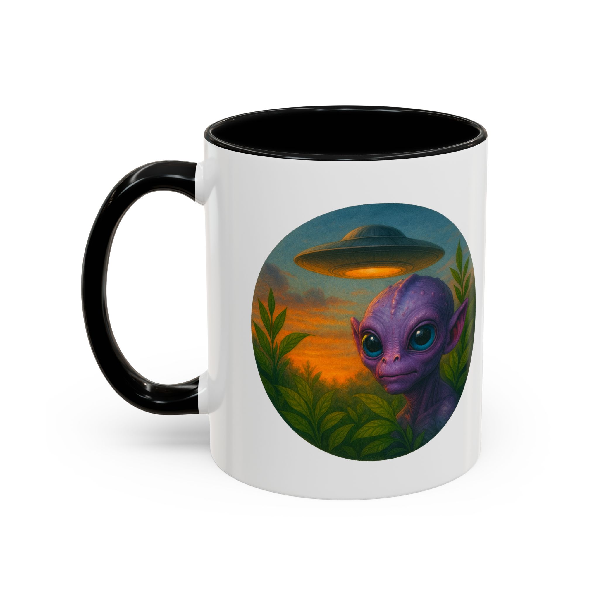Alien mug and cup extraterrestrial whale fantasy funny vintage graphic oversized womens design - Image 6