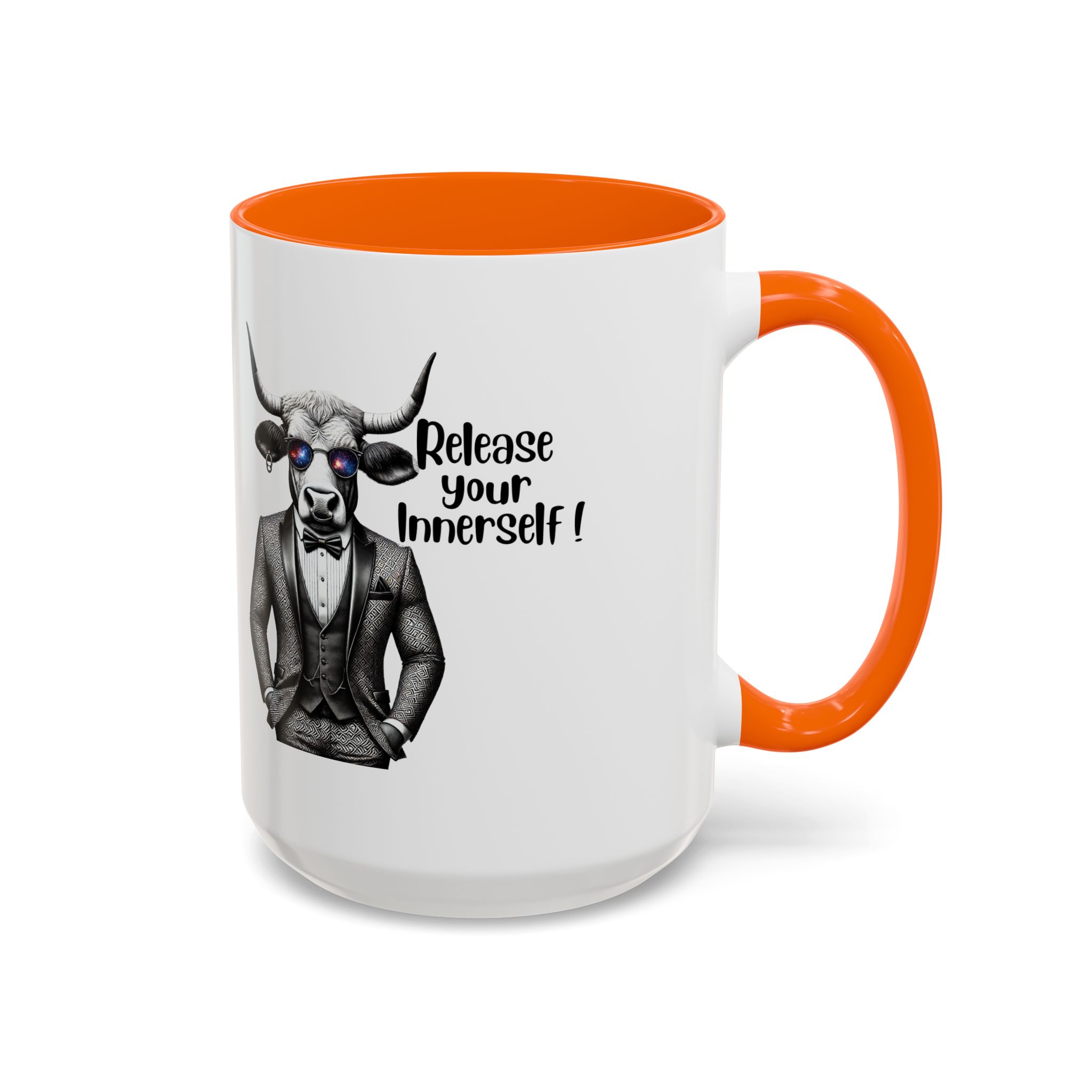 Coffee mug funny motivational gift for her cute cup tea lover cool boho mug office accessory self confidence design bull – Image 53