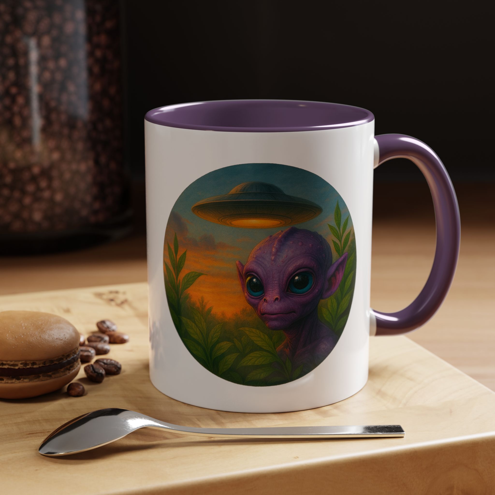 Alien mug and cup extraterrestrial whale fantasy funny vintage graphic oversized womens design - Image 51