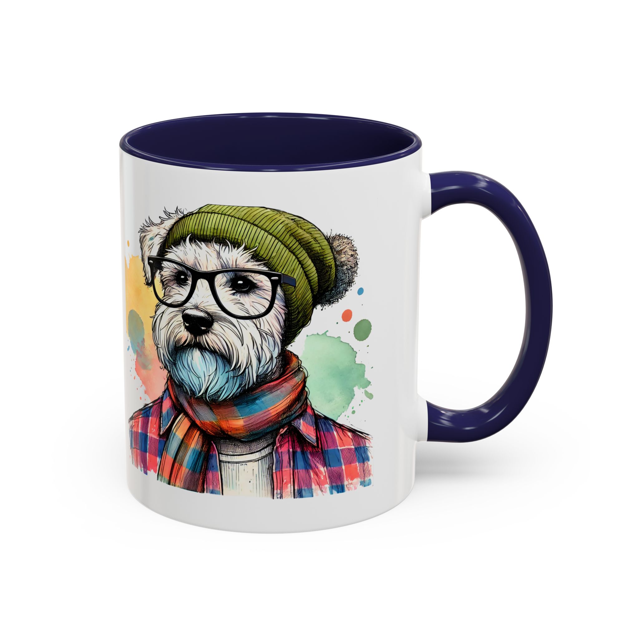 Funny mug dog Boho coffee mug funny gift pet lover hipster accessory lover tea office mug unique design - Image 5