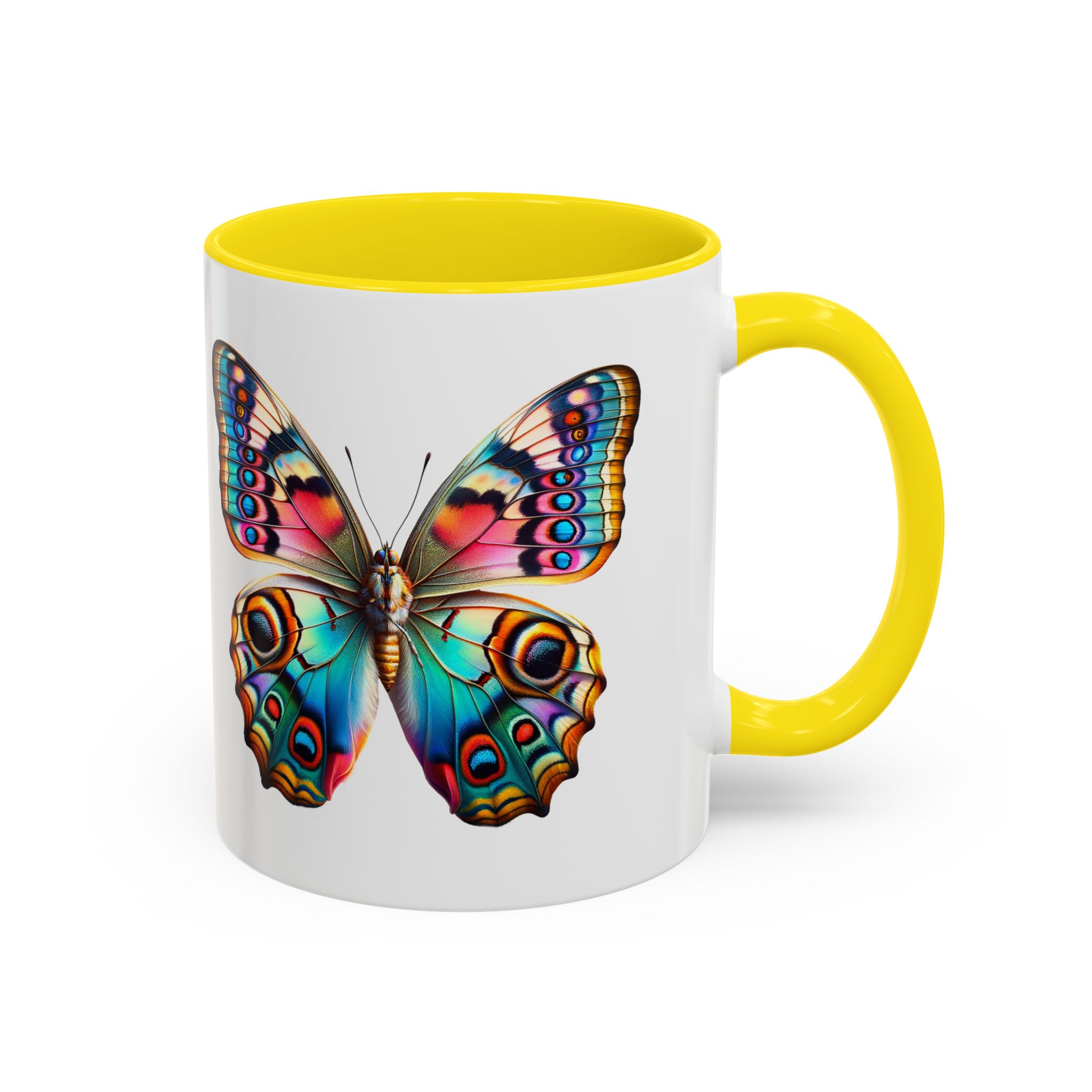 Coffee mug Butterfly unique cup boho gift for her office accessory cute mug nature design - Imagen 49