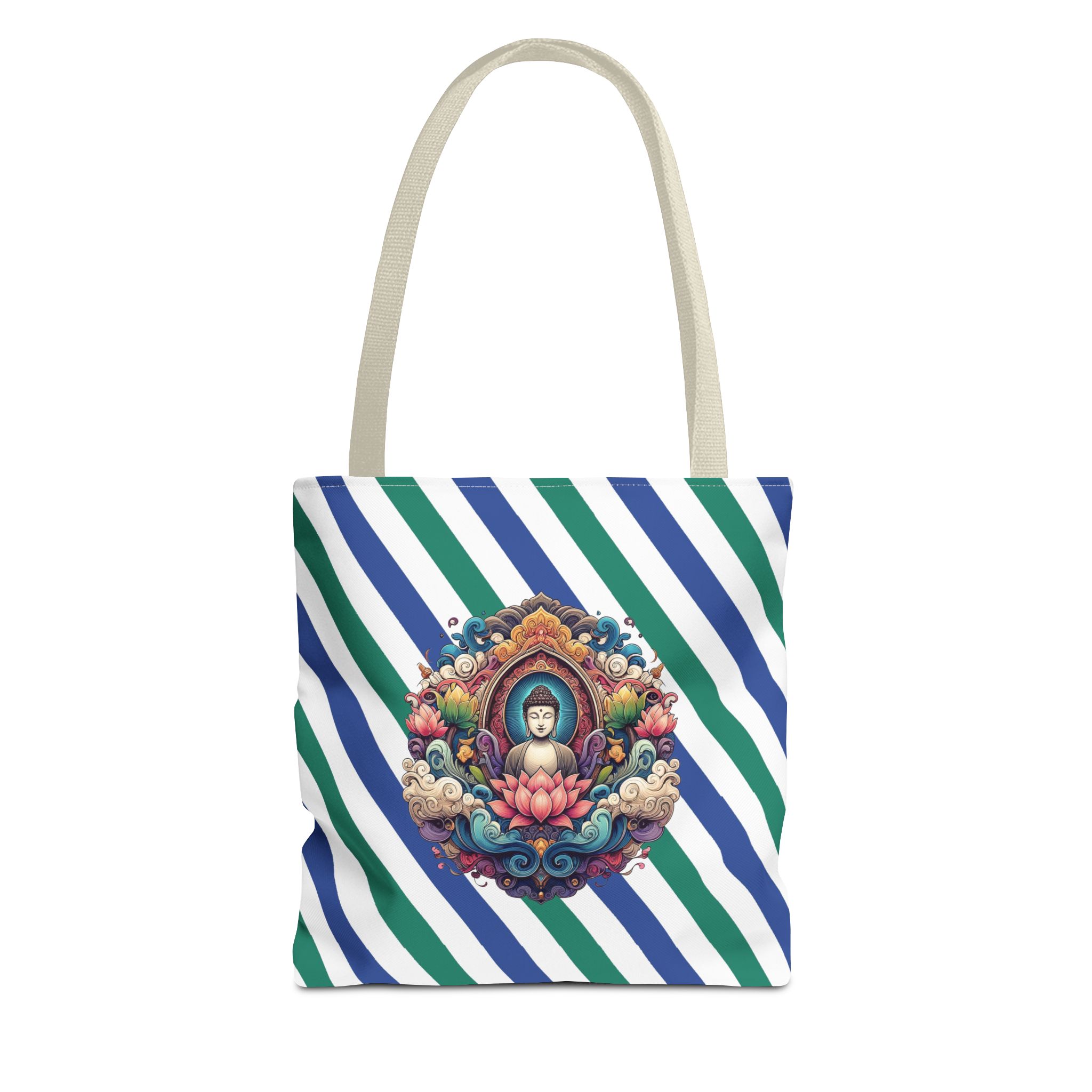 Yoga gift Canvas tote bag buddha shoulder bag meditation handbag vintage mindfulness handbag – Image 19