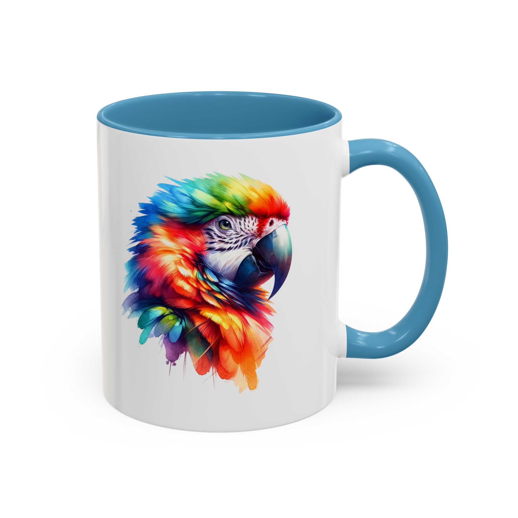 Parrot Mug vivid colors bird lover Cup parrot print cool print nature lover accessory stylish print - Imagen 33