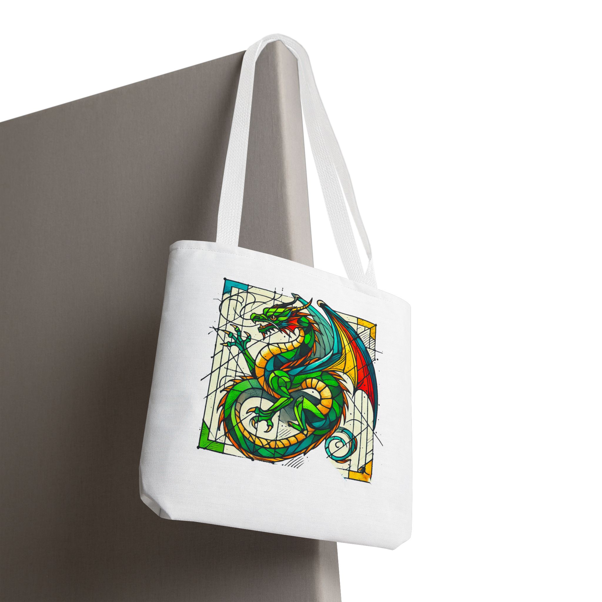 Dragon tote bag powerful look with unique graphic design - Image 18