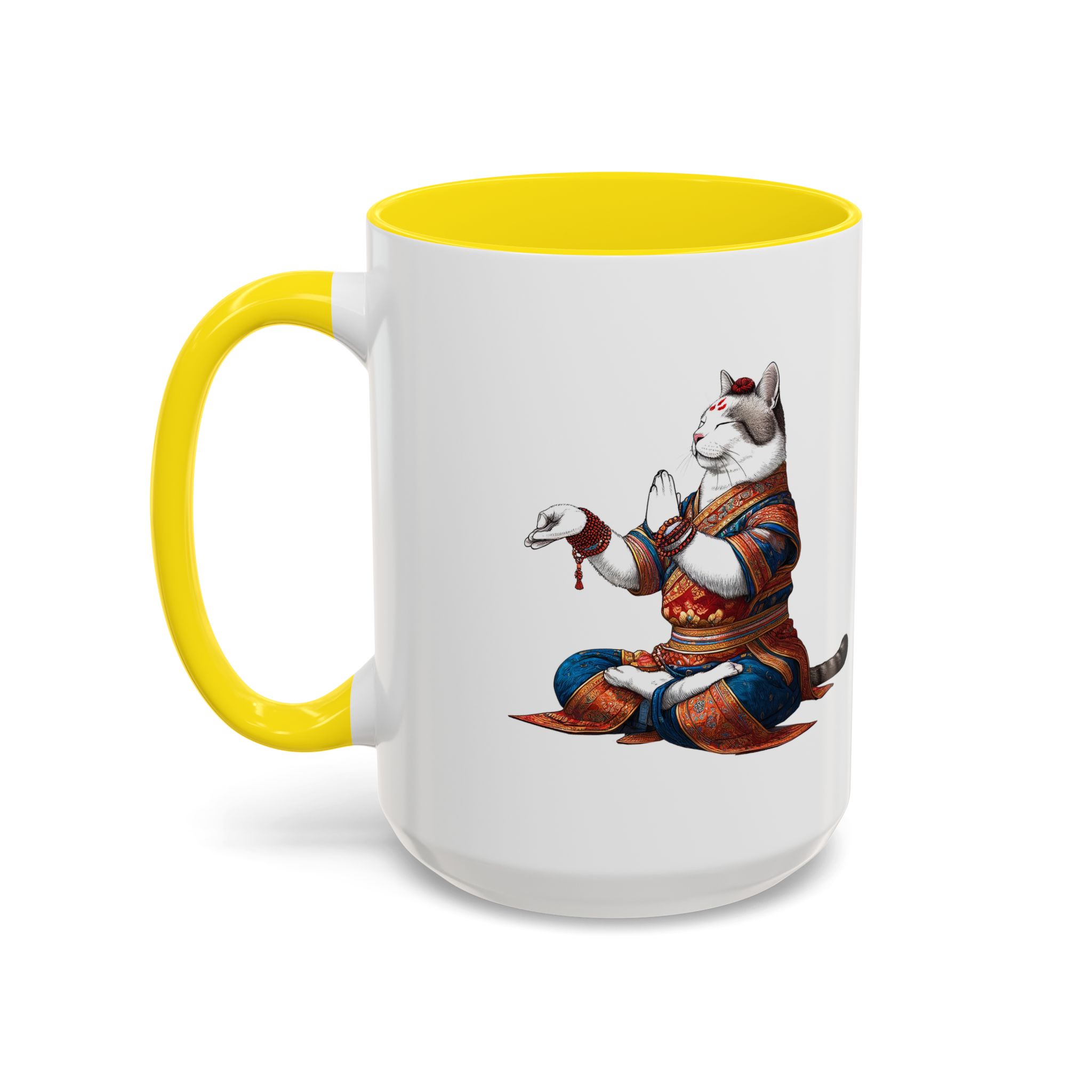 Office Mug cat lover yoga gift for mom Tea cup coffee Mug meditation accessory mindfulness pet design - Image 62