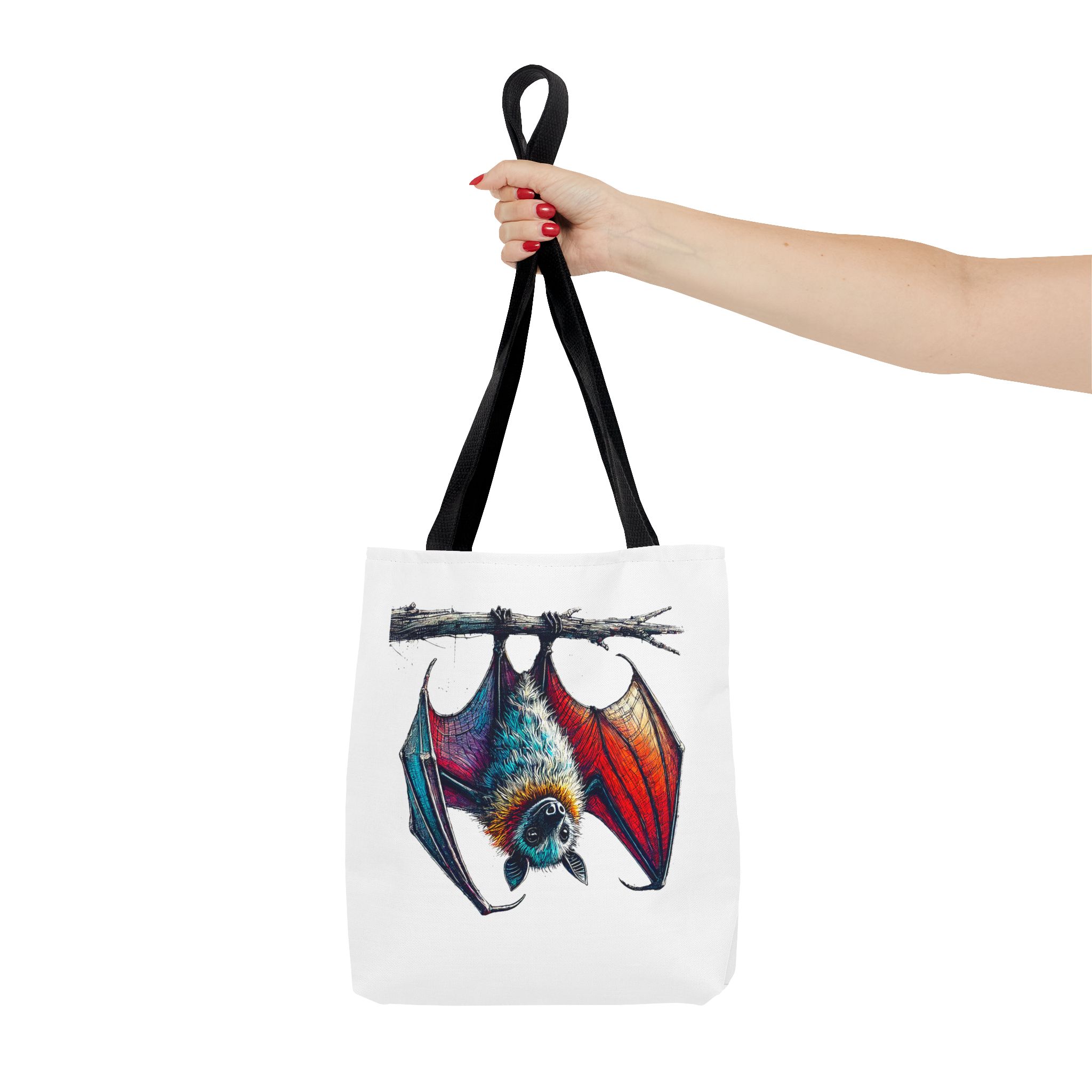 Bat tote bag original animal print design for creative souls - Image 2