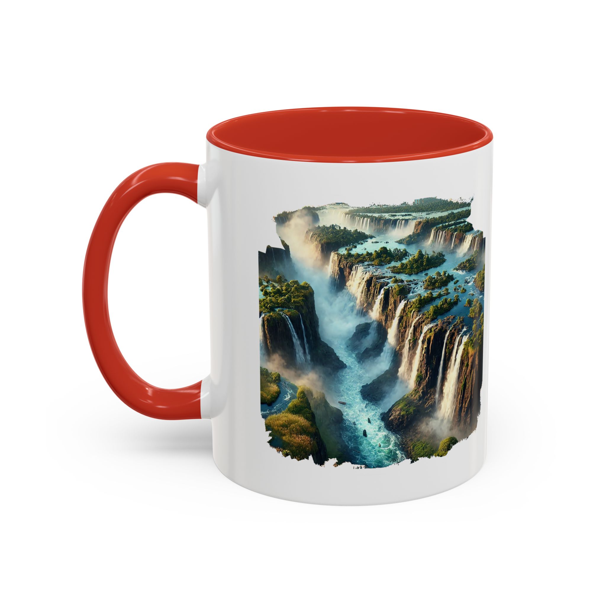 Tea mug Landscape Brazil office mug nature Iguazu & igacu print boho gift coffee accessory unique cup vintage - Image 14
