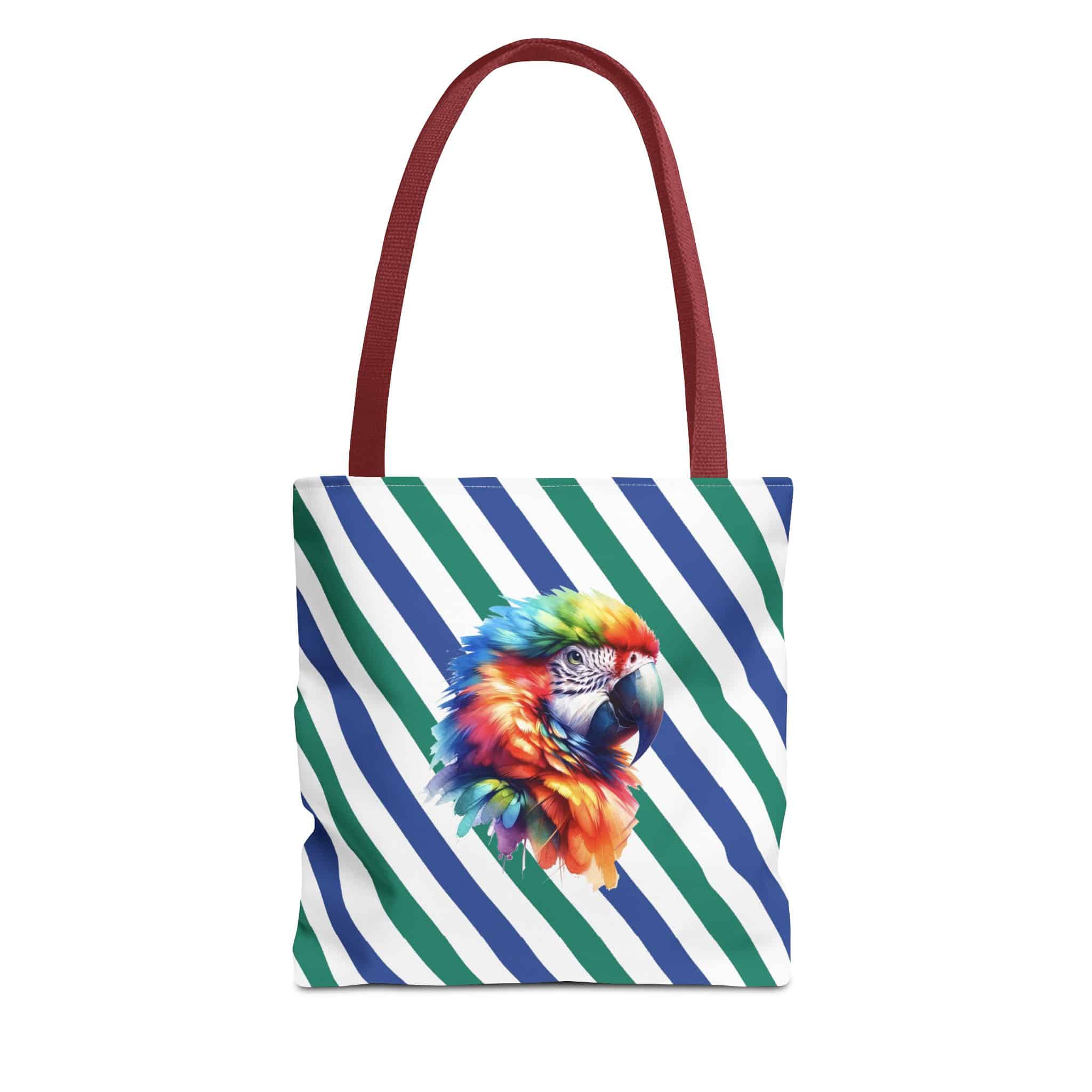 Parrot Tote bag – Vintage Bird tote bag – Cute Parrot purse bird print - Image 7
