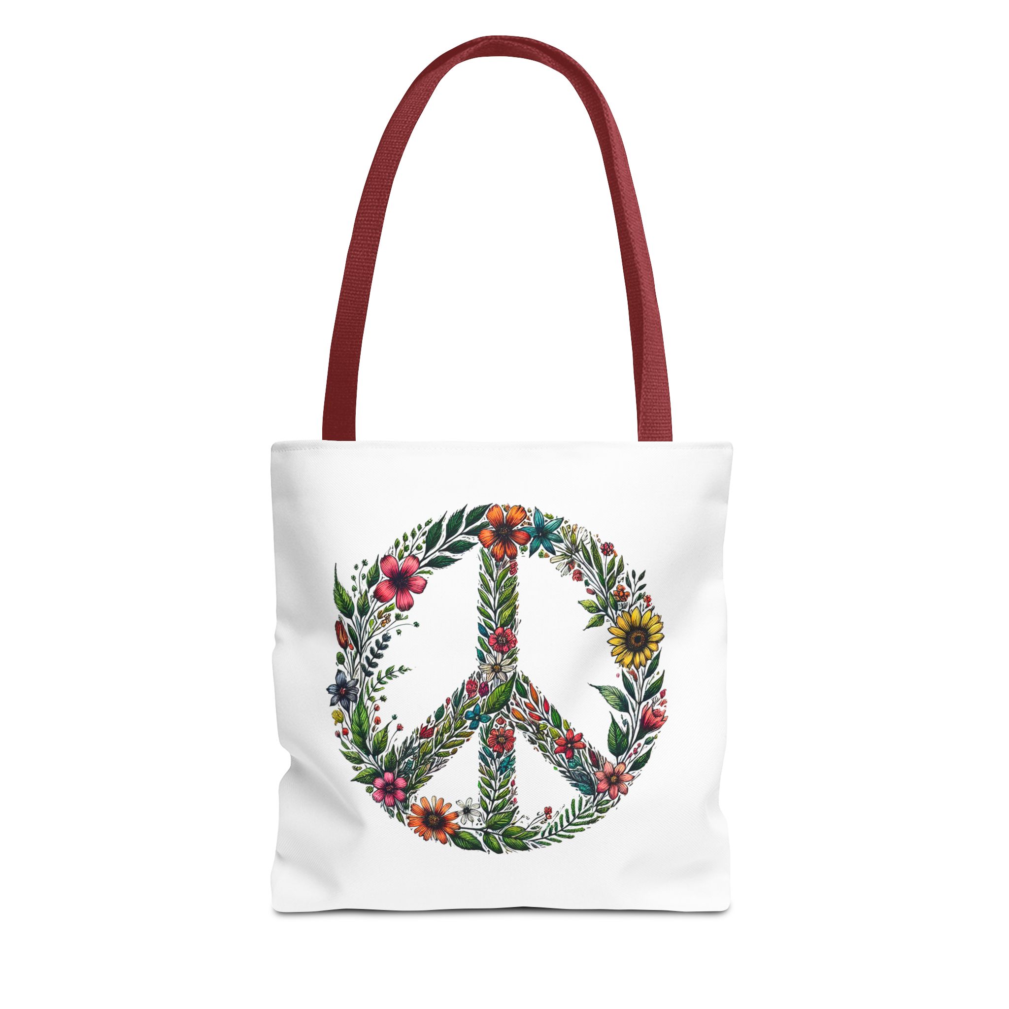 Peace and Love tote bag positive vibes and dreamy vintage look - Image 7