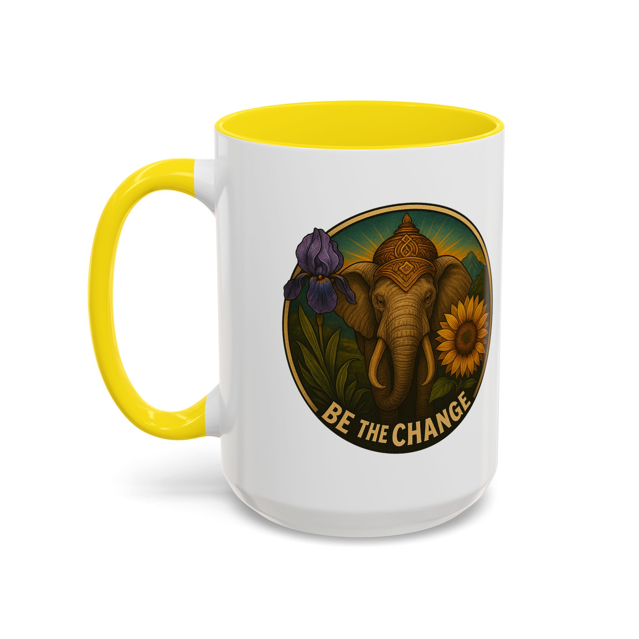 Surrealist coffee mug buddha Fantasy mug Limited Edition Hand Drawn Art by Real Artist - Imagen 62