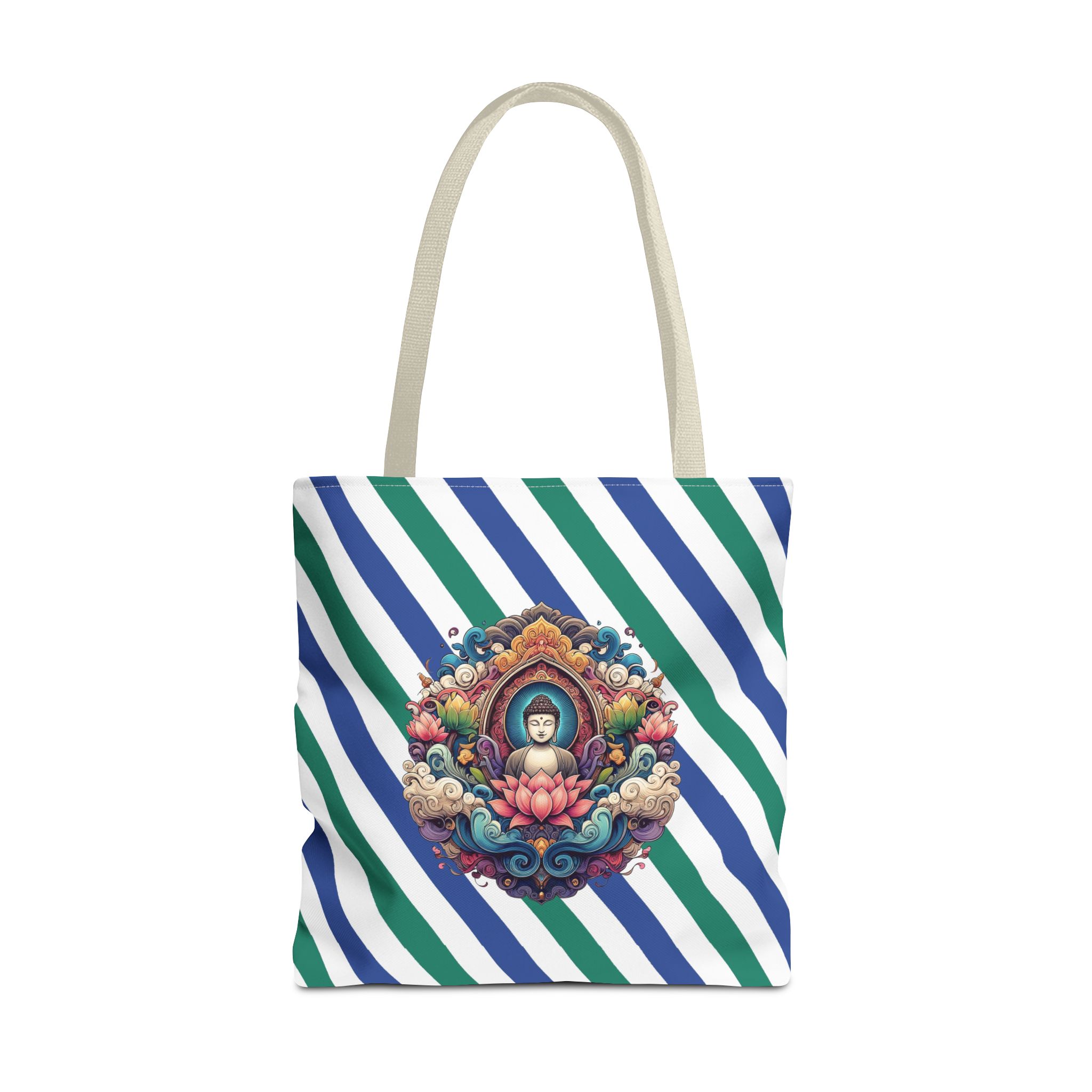 Yoga gift Canvas tote bag buddha shoulder bag meditation handbag vintage mindfulness handbag – Image 23