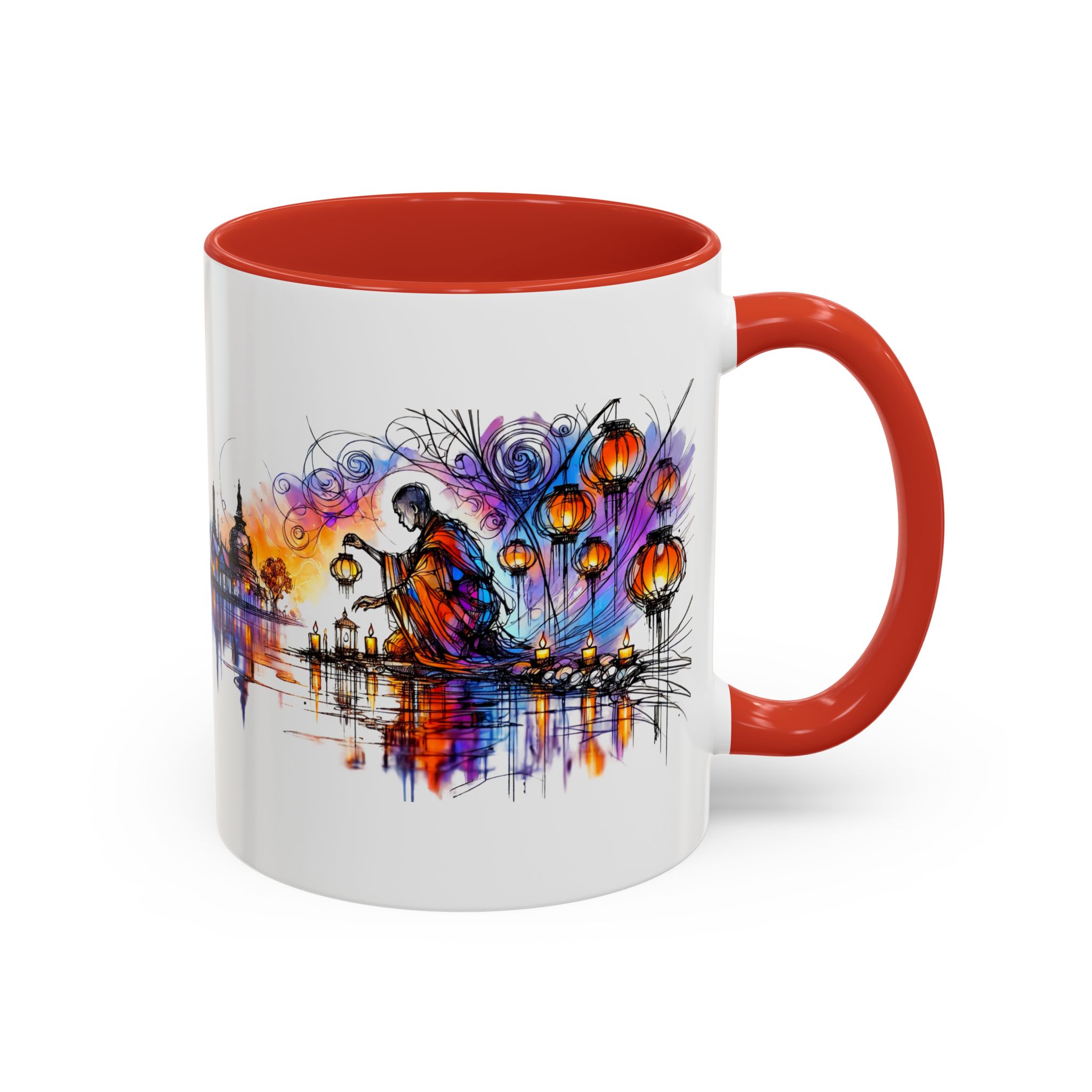 Office mug Buddha coffee Cup yoga tea Mug coffee meditation accessory mindfulnss cool gift for her – Image 13